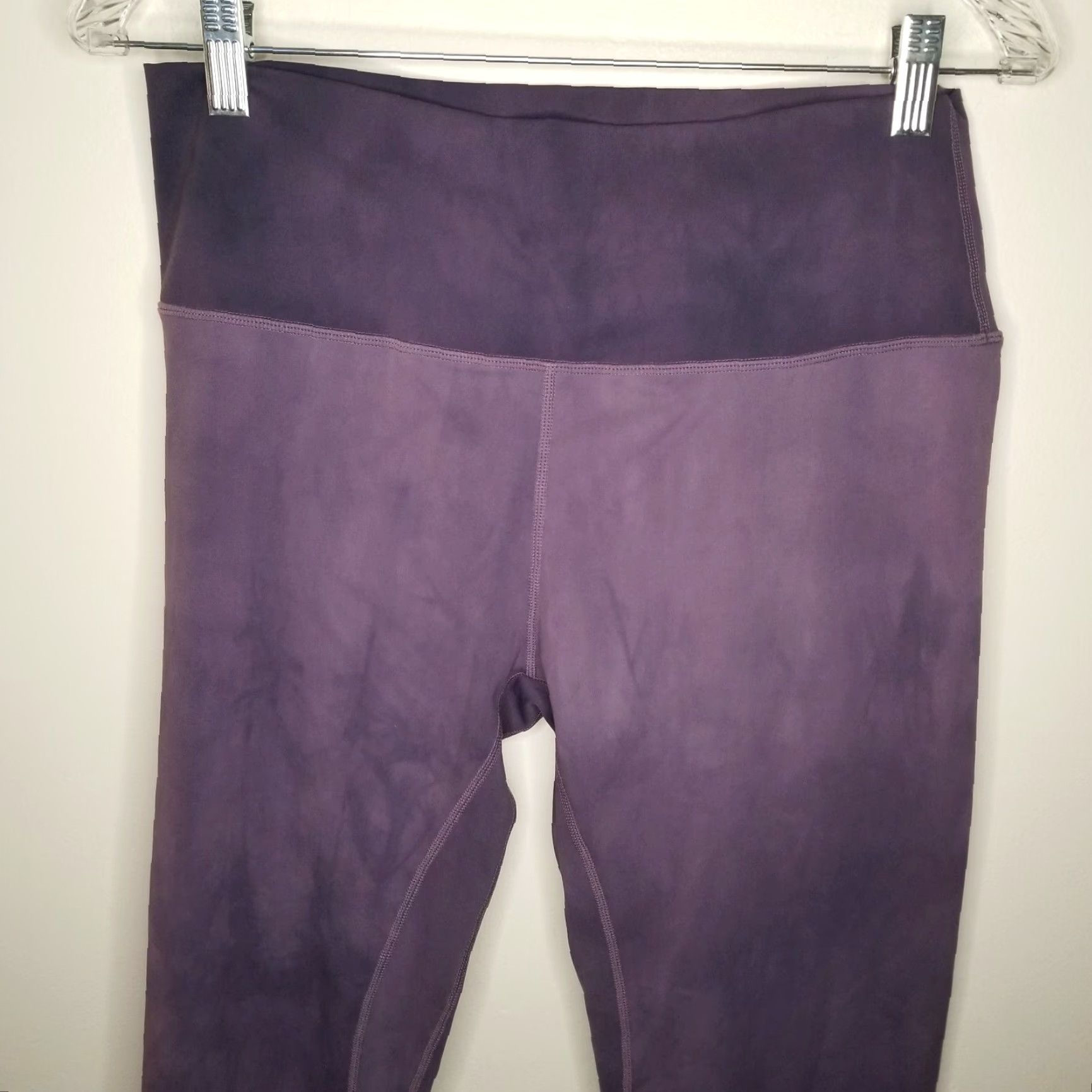 Vintage JOY2fitt Women's Leggings Activewear 2XL Purple Compression Yoga Leggings Purple 2XL Womens Size 40" / US 18 - 2 Thumbnail