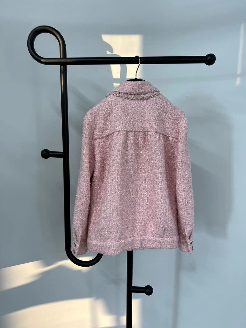 Chanel Chanel 23K autumn and winter popular pink braided tweed ja Size XS / US 0-2 / IT 36-38 - 2 Thumbnail