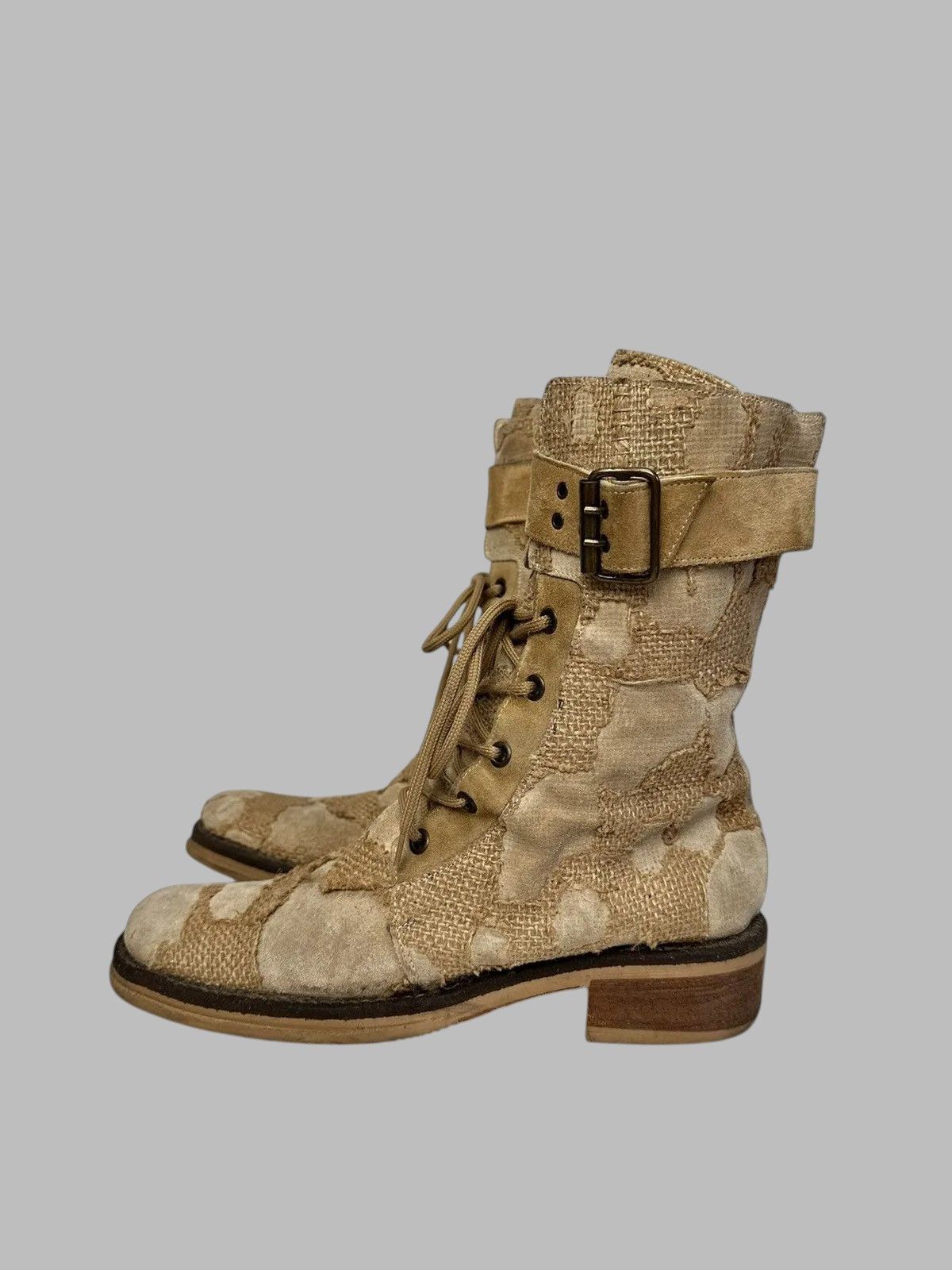 A.S.98 Issey Miyake Guidi Style Vintage AS98 High Leather Boots Size US 8 / IT 38 - 4 Thumbnail