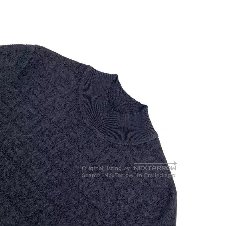 Fendi Fendi Cotton/viscose fiber floral all-over print knitted s Size XXS / US 00 / IT 34 - 3 Thumbnail