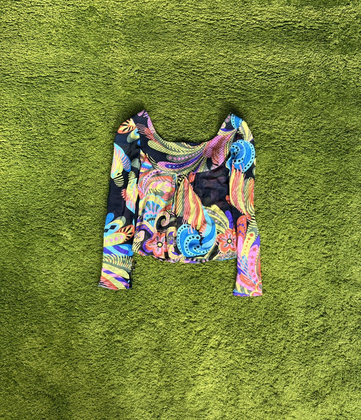 Versace Gianni Versace F/W 2002 Runway archive silk blouse Size S / US 4 / IT 40 - 4 Thumbnail