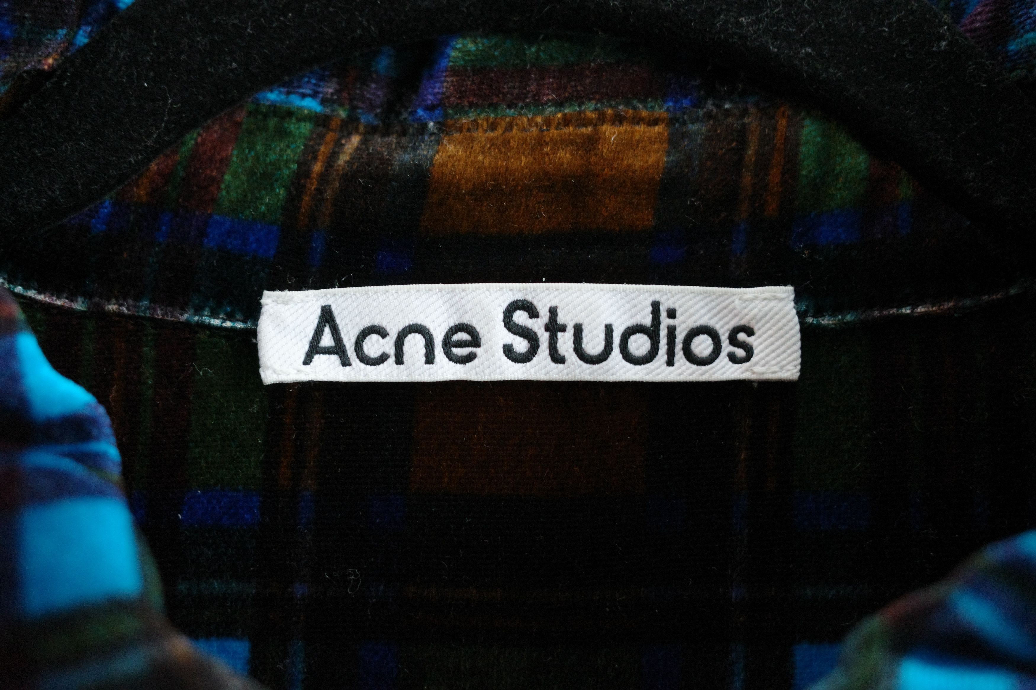 Acne Studios Tartarn Zippered Shirt Jacket Size US S / EU 44-46 / 1 - 8 Thumbnail