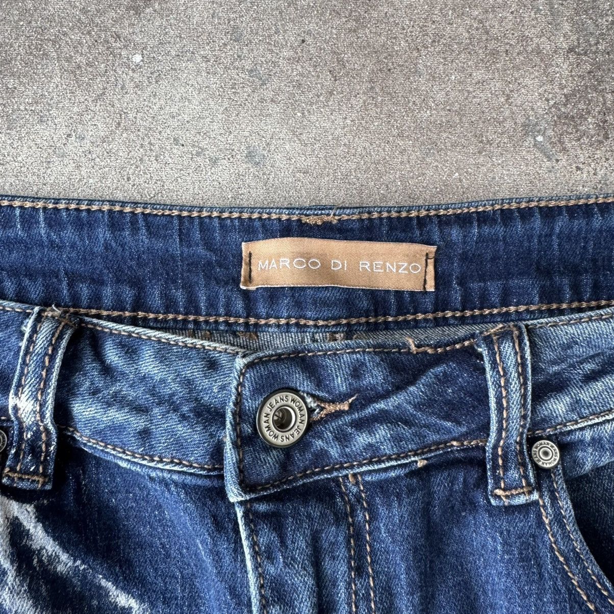 Hysteric Glamour × Japanese Brand × Vintage Vintage Painted Patchwork Washed Distressed Y2K Jeans Size US 32 / EU 48 - 13 Thumbnail