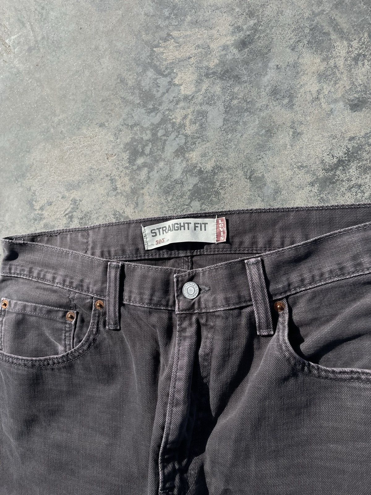 Levi's 🔥 VINTAGE 90s LEVIS 505 GREY FADED Y2K Fit Jeans Pants 🔥 Size US 33 - 10 Thumbnail