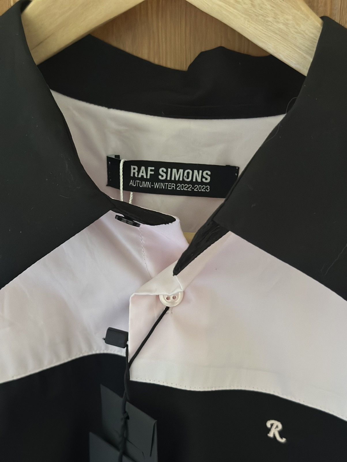 Raf Simons RAF SIMONS BICOLOUR AMERICANO SHIRT | BLACK/PINK Size US L / EU 52-54 / 3 - 3 Thumbnail