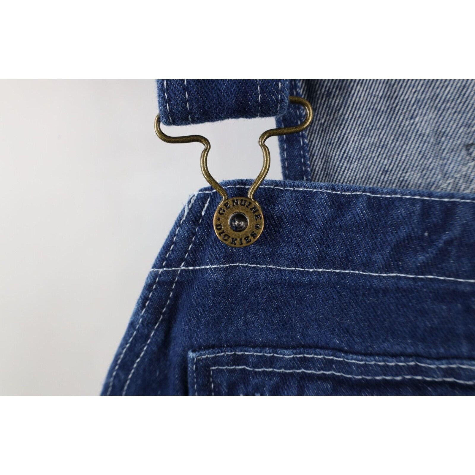 Dickies × Vintage Vintage Y2K Dickies Distressed Wide Leg Dungaree Overalls Size US 30 / EU 46 - 8 Thumbnail