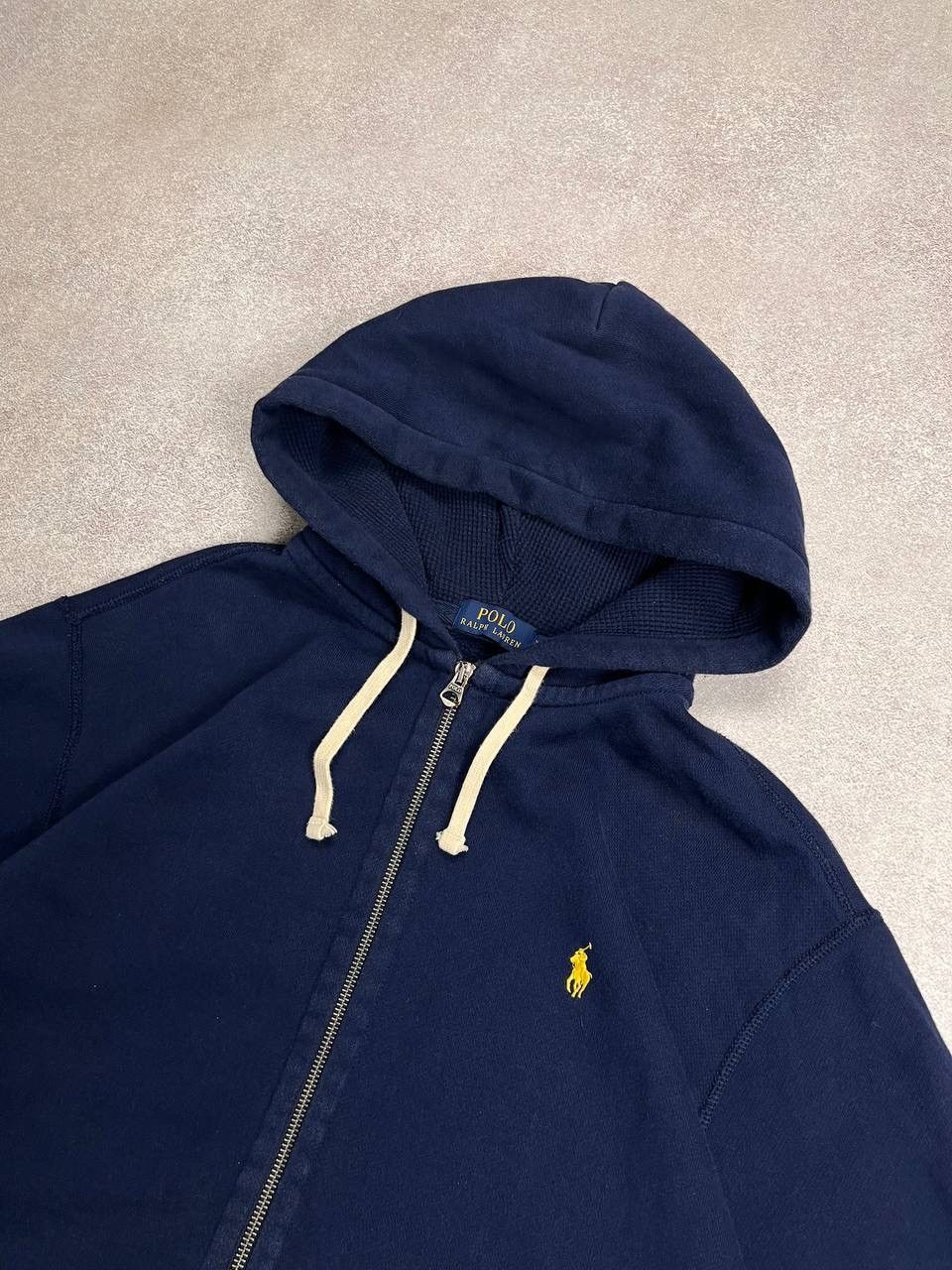 Polo Ralph Lauren × Vintage Vintage Polo Ralph Lauren Boxy Zip Hoodie Y2K XL Size US XL / EU 56 / 4 - 3 Thumbnail