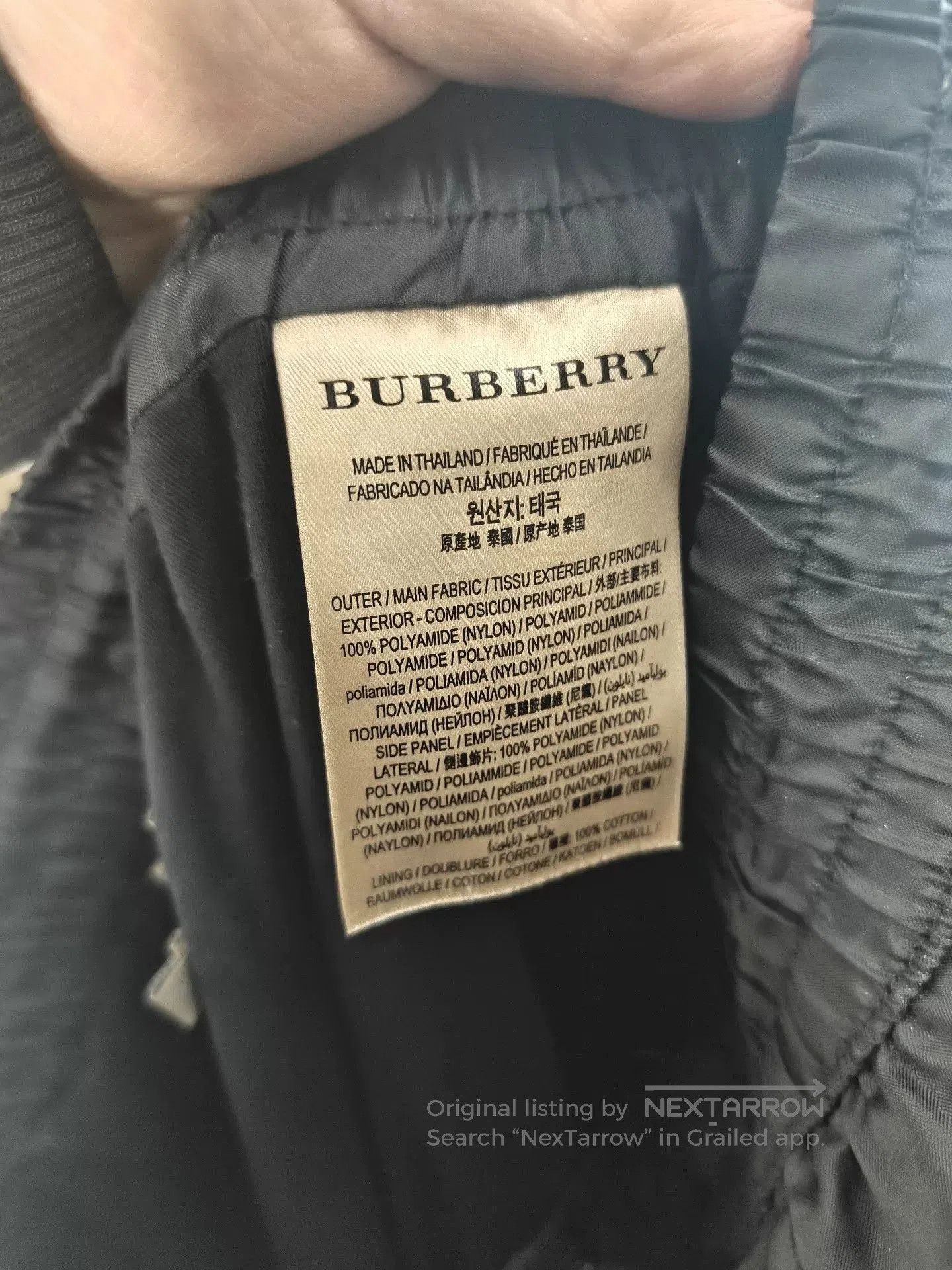 Burberry Burberry Nylon Pants in Excellent Condition. Size US 32 / EU 48 - 4 Thumbnail