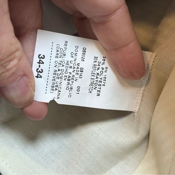Geoffrey B. Small Geoffrey Beene Black Dress Men Pant Perfect Fit 34*34 Size US 34 / EU 50 - 7 Thumbnail