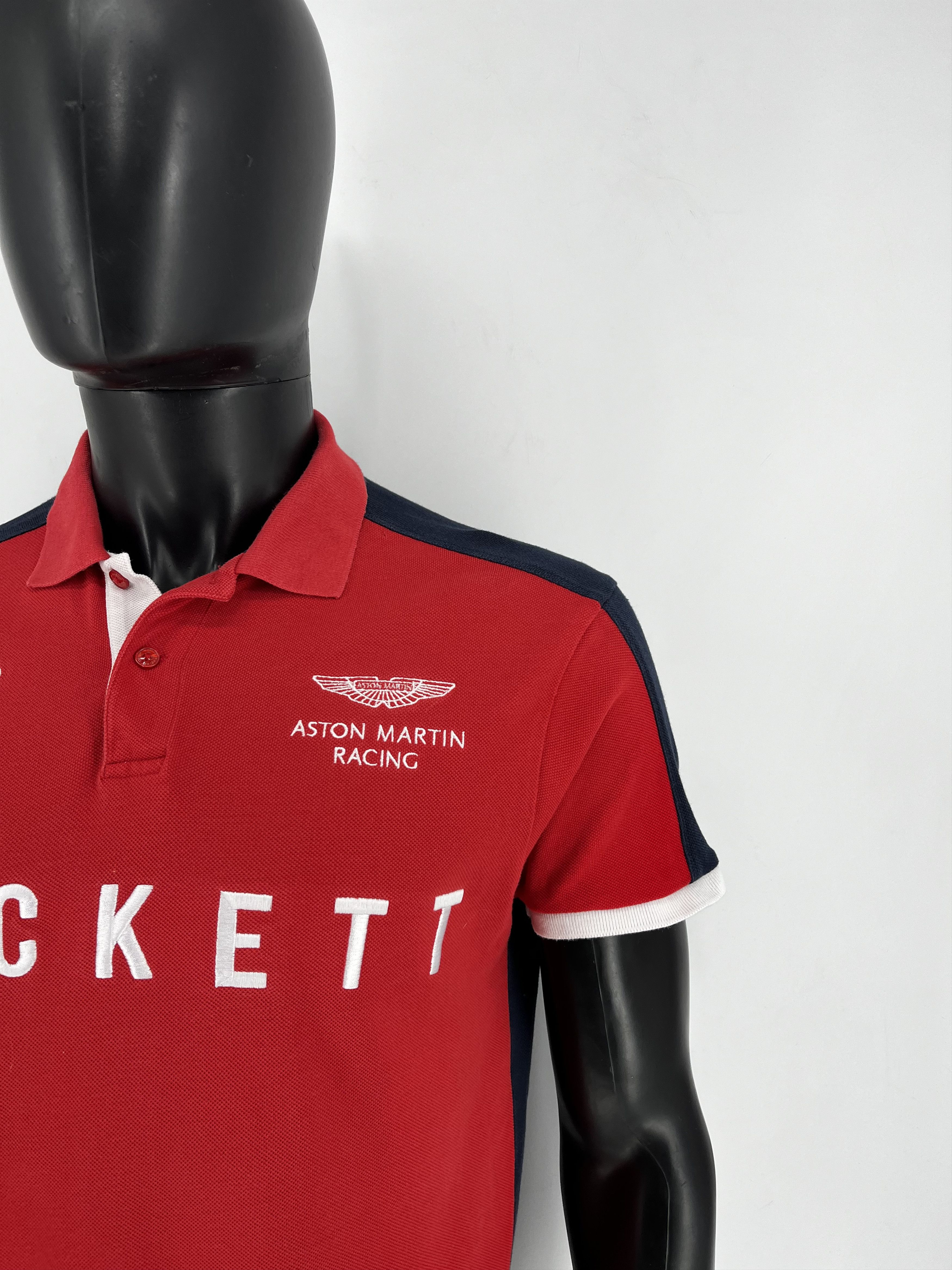 Hackett Hackett Aston Martin Vintage Mens Racing Polo Shirt Size M Size US M / EU 48-50 / 2 - 6 Thumbnail