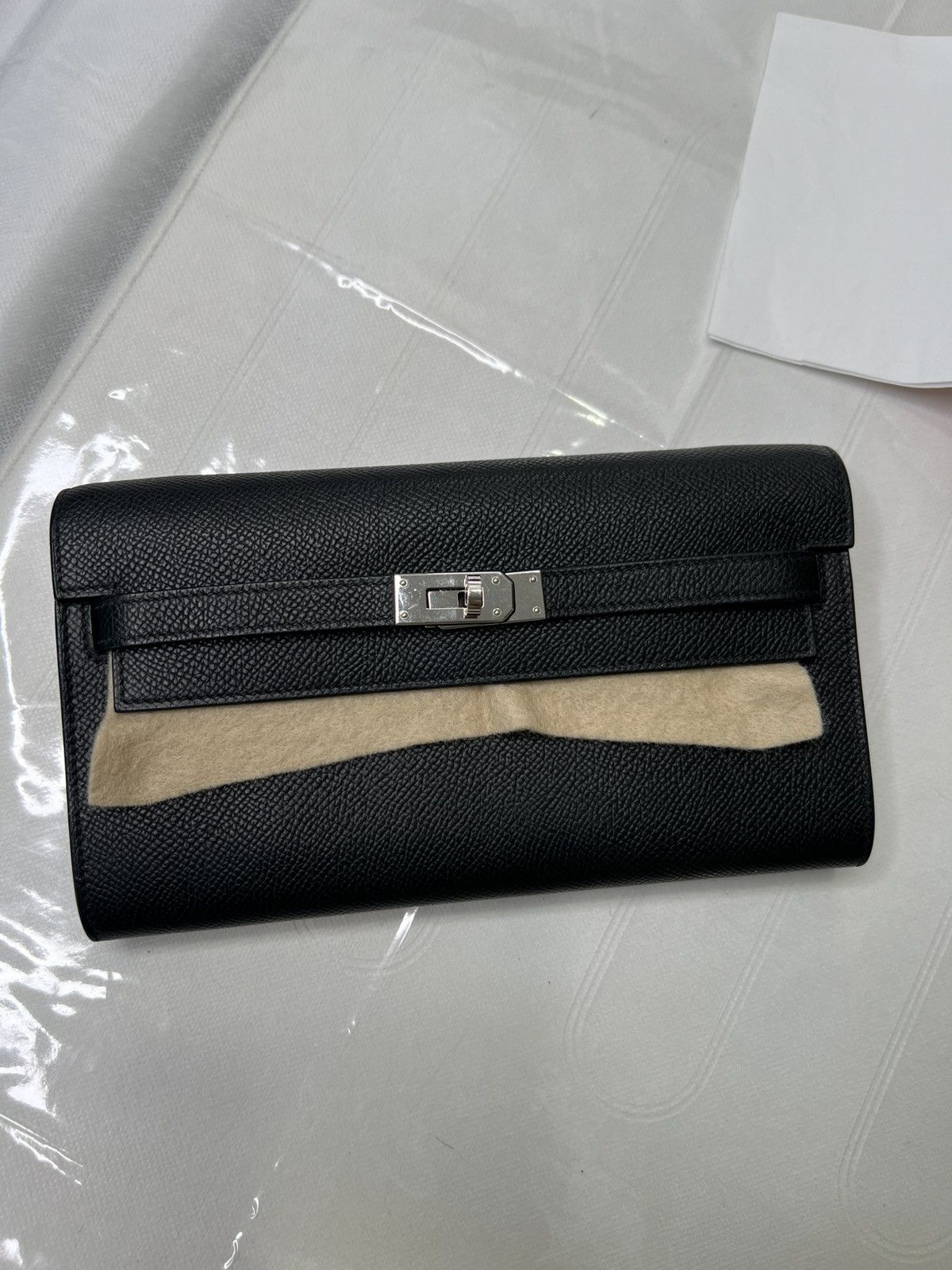 Hermes Hermes 2025 Kelly To Go Epsom Black / Silver Leather Bag Size ONE SIZE - 2 Thumbnail