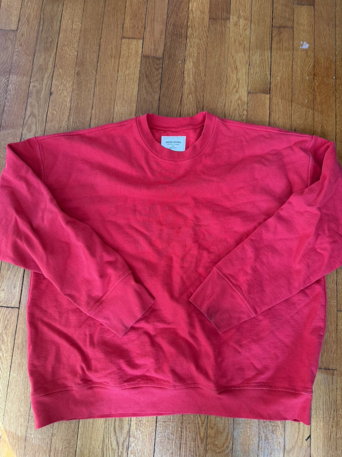 Noon Goons Noon Goons Red Crewneck Size US XL / EU 56 / 4 - 1 Thumbnail