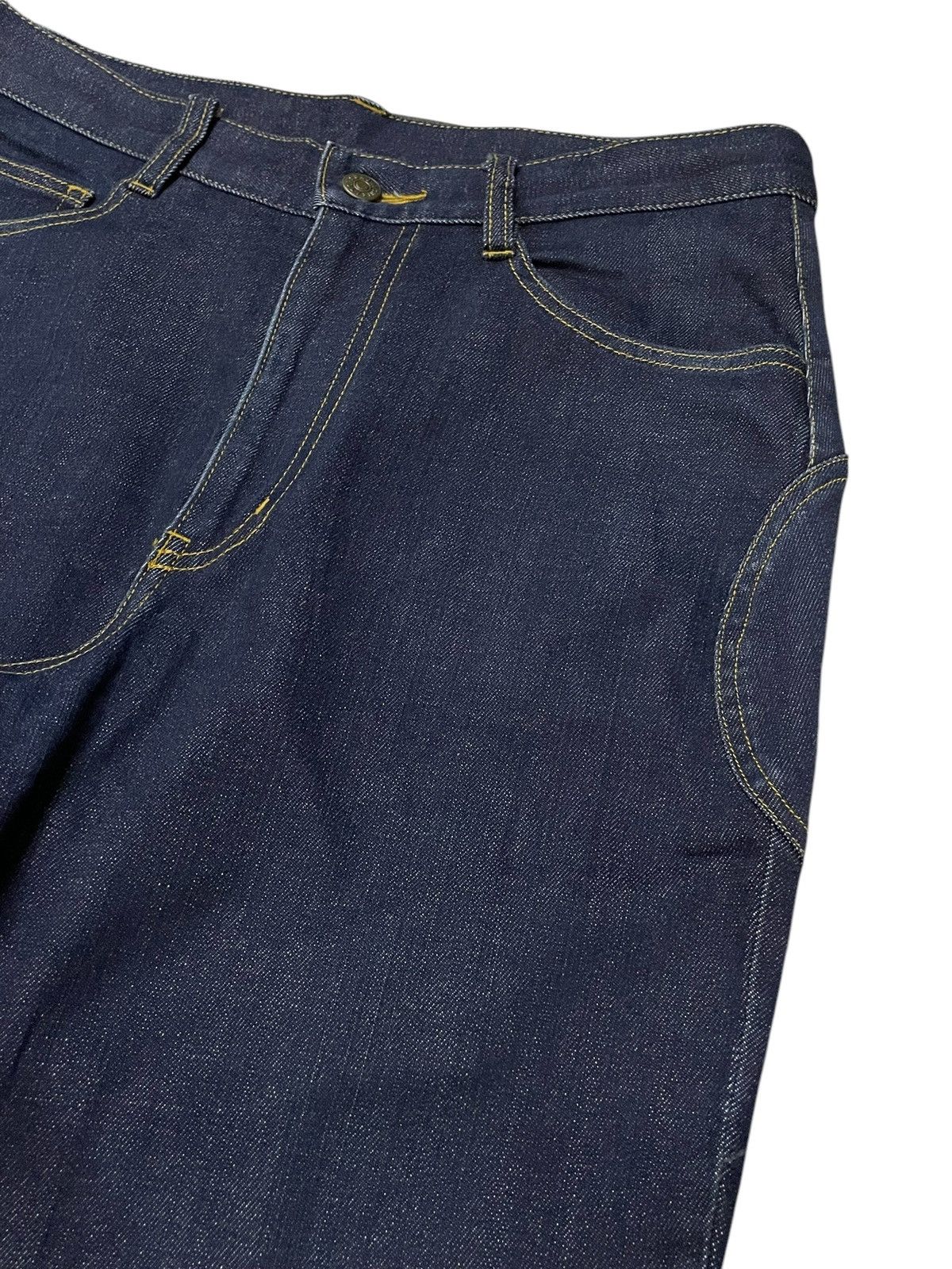 Issey Miyake × Japanese Brand × Tsumori Chisato Issey Miyale Tsumori Chisato Peneled Crotch Raw Jeans Size US 30 / EU 46 - 8 Thumbnail