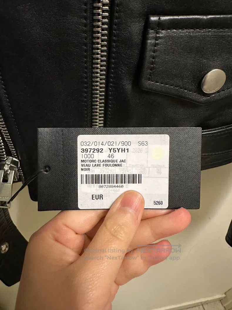 Saint Laurent Paris Saint Laurent Paris Black motorcycle leather jacket Size M / US 6-8 / IT 42-44 - 3 Thumbnail