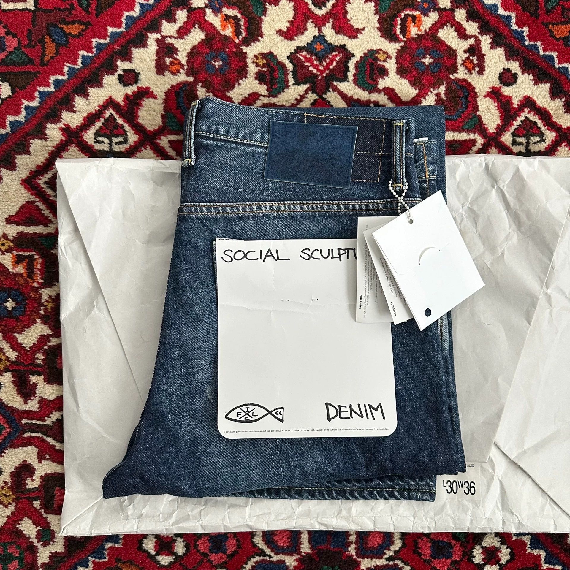 Visvim visvim 21ss aw 18D5 washed denim w36l30 Size US 36 / EU 52 - 9 Thumbnail