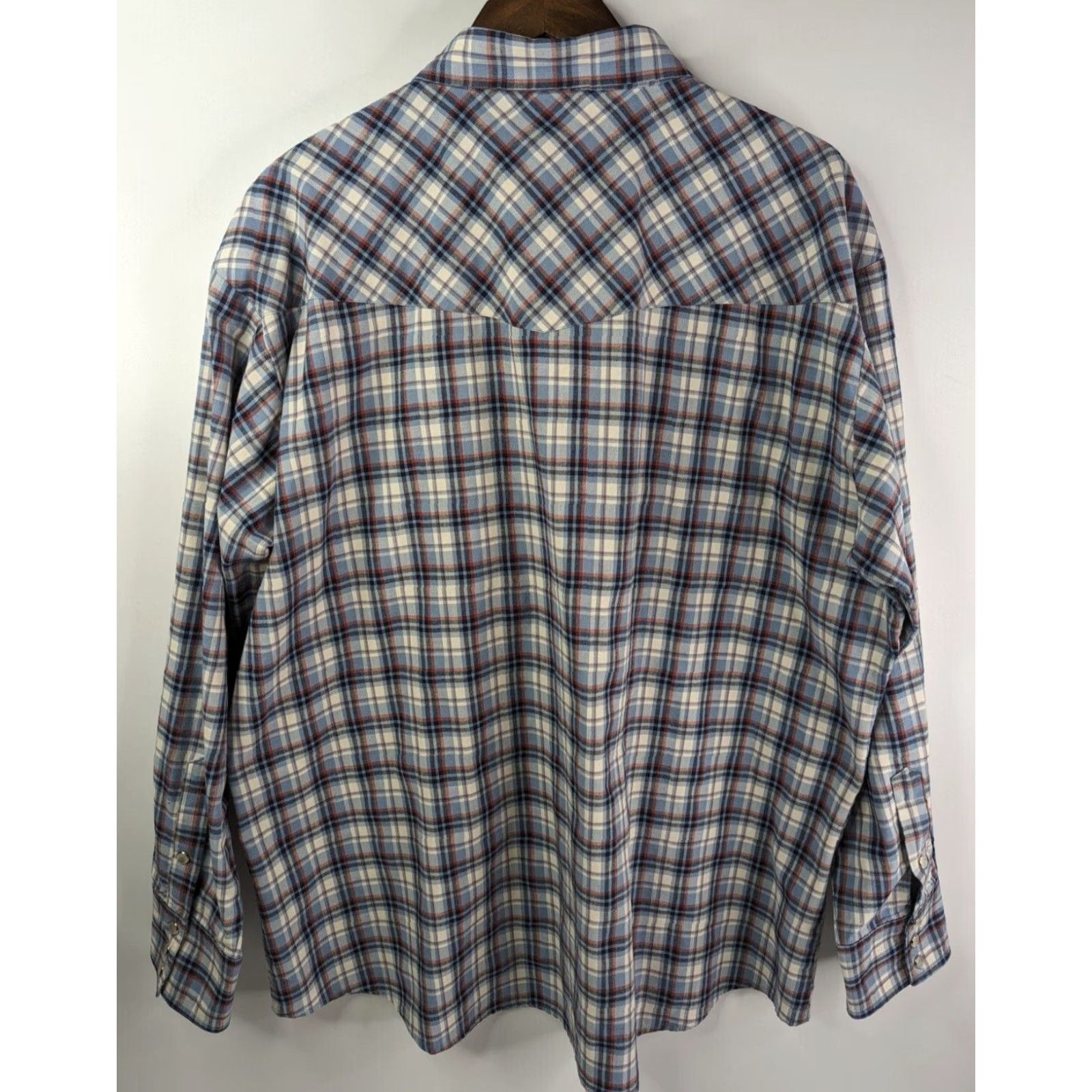 Vintage VINTAGE Big Mac Shirt Mens 2XL Plaid Flannel Pearl Snap Western Cotton Workwear Shirt Men's 2XL Plaid Flannel Pearl Snap Western Cotton Workwear Size US XXL / EU 58 / 5 - 4 Thumbnail
