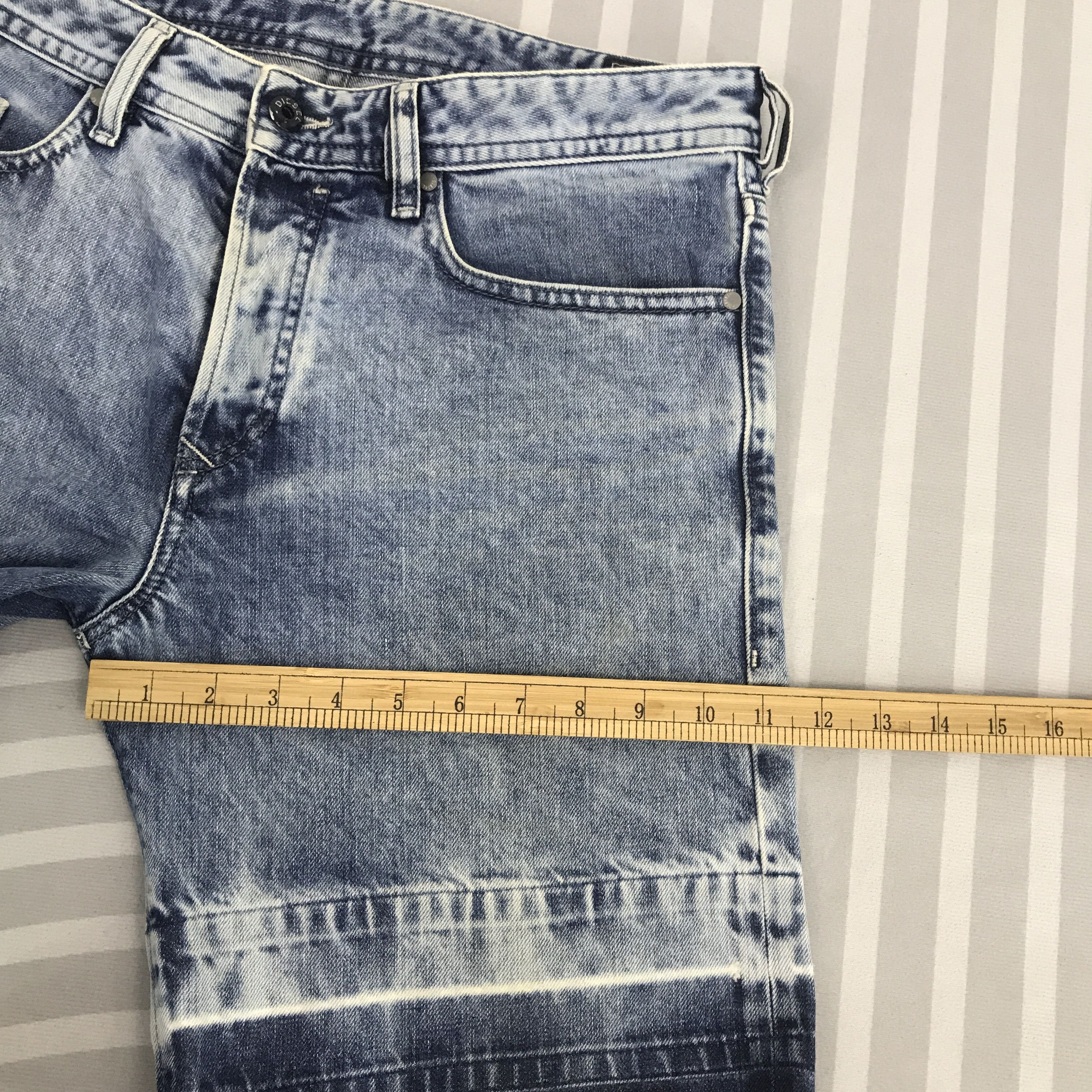 Diesel × Vintage Vintage Diesel industry denim shorts jeans Size US 30 / EU 46 - 7 Thumbnail