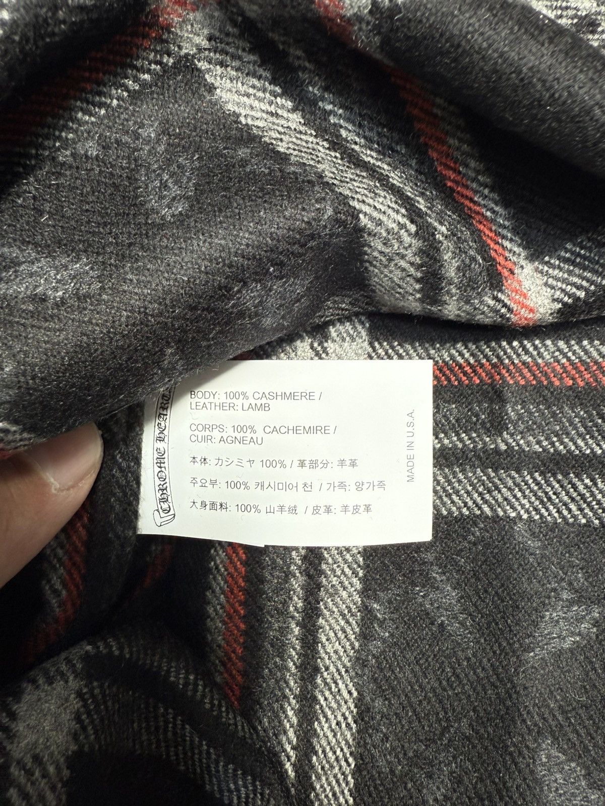 Chrome Hearts Chrome Hearts Cashmere Button Up With Patches Size US XL / EU 56 / 4 - 7 Thumbnail