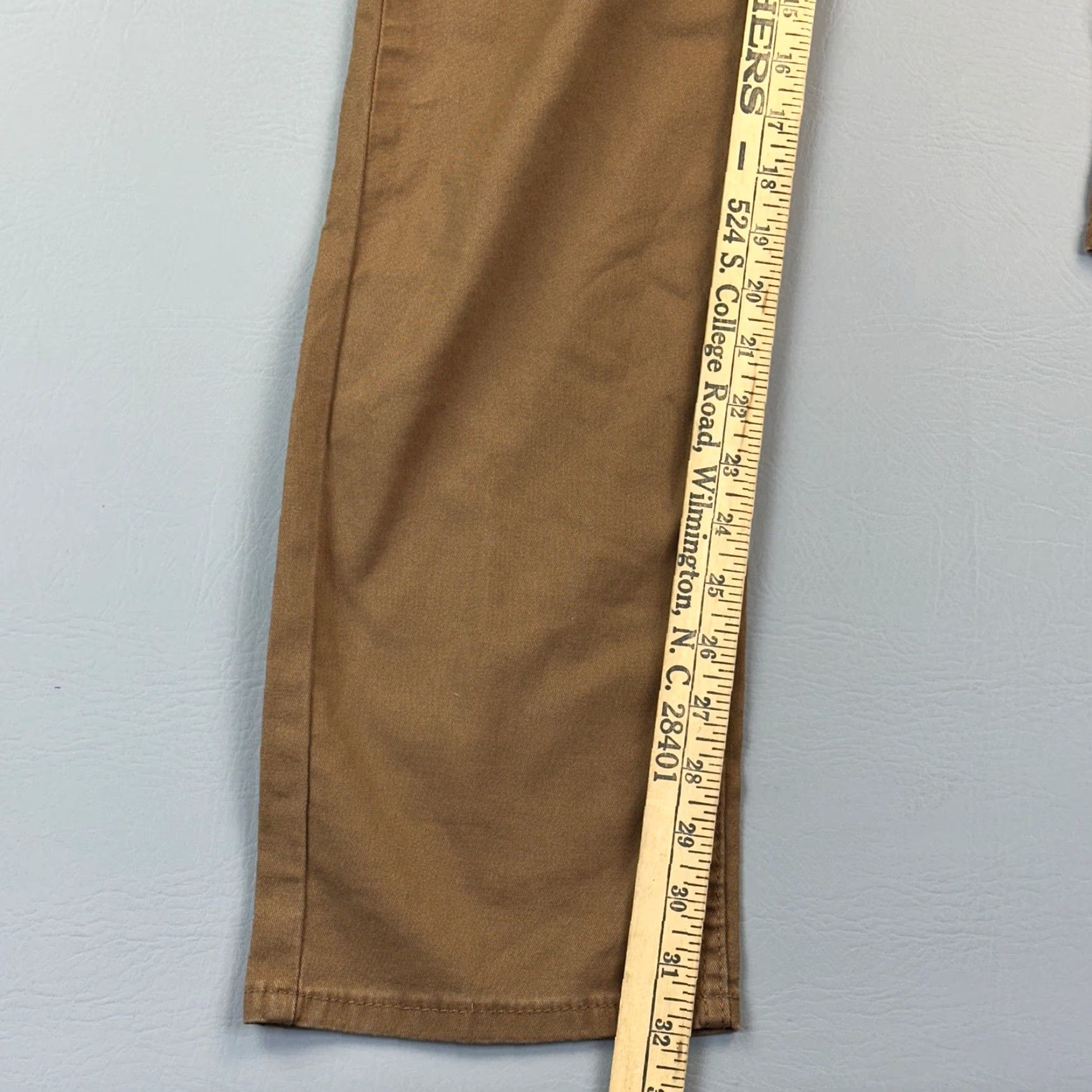 Levi's VINTAGE Levi's 514 Pants Mens 30x32 Brown Straight Fit Stretch Casual Flat Front Chino Size US 30 / EU 46 - 3 Thumbnail