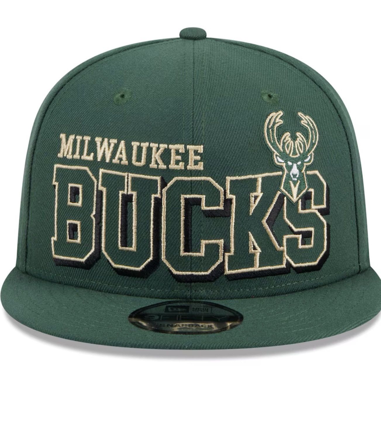 New Era Milwaukee Bucks Hat Size ONE SIZE - 1 Thumbnail