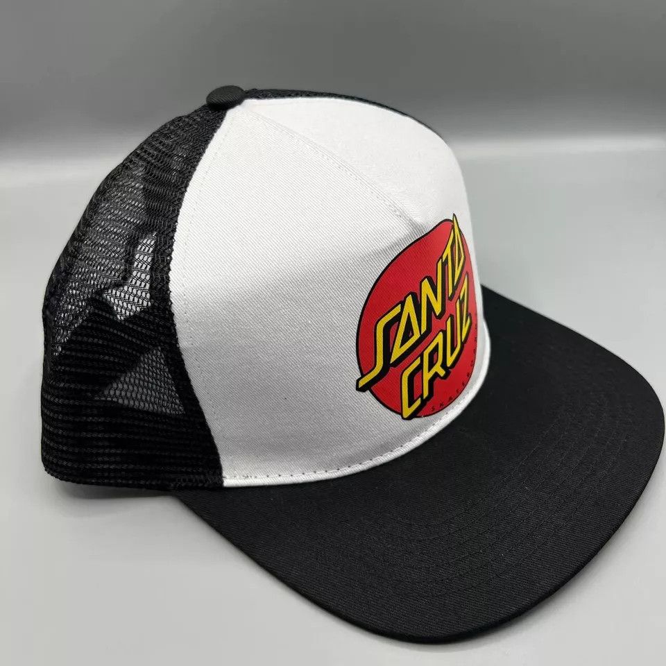 Santa Cruz Skateboards Santa Cruz Skateboards Trucker Hat Men Snap Back Cap New Size ONE SIZE - 3 Thumbnail