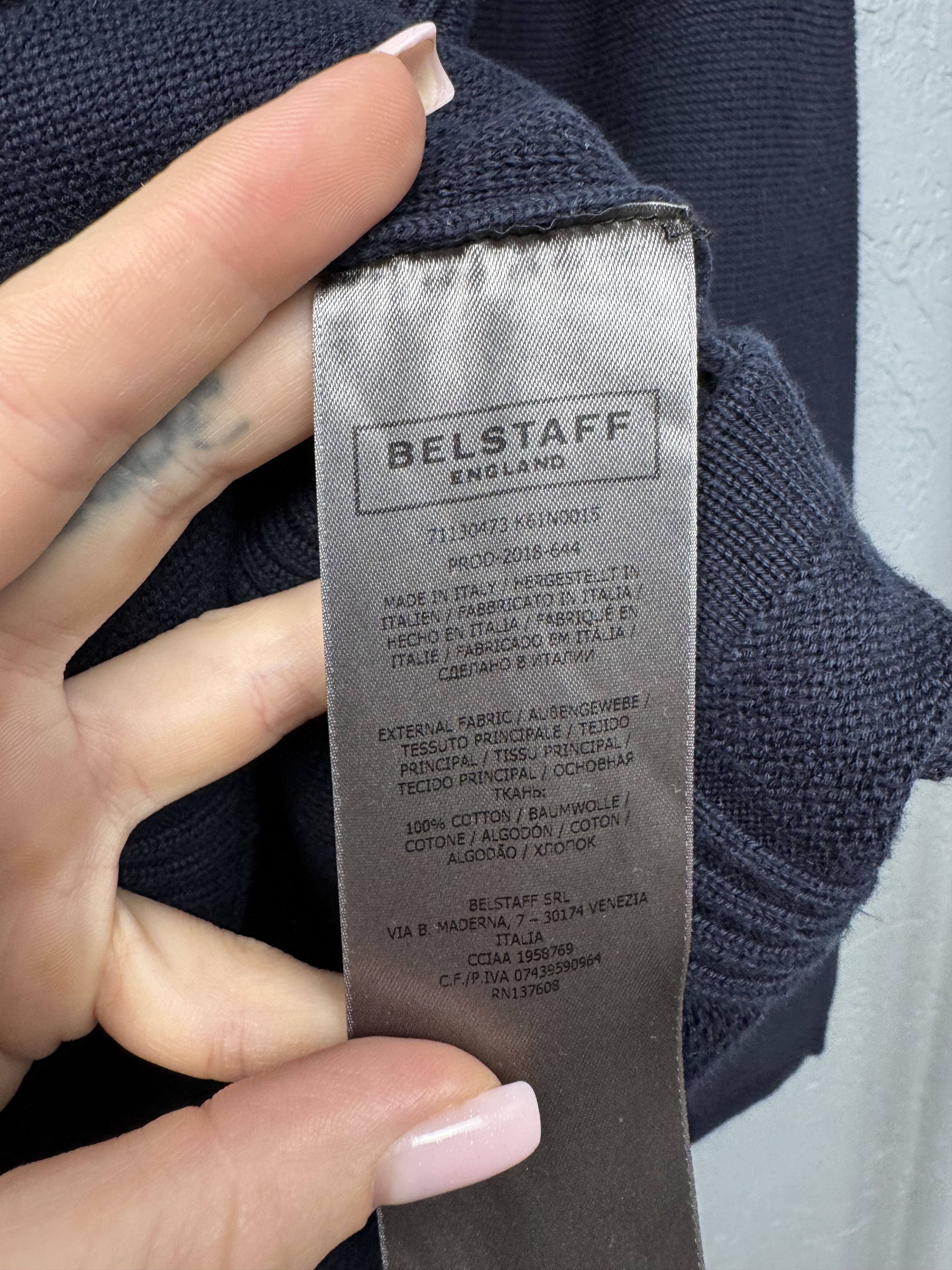 Belstaff Belstaff Mens Crew Neck Knit Sweater Size US XL / EU 56 / 4 - 5 Thumbnail