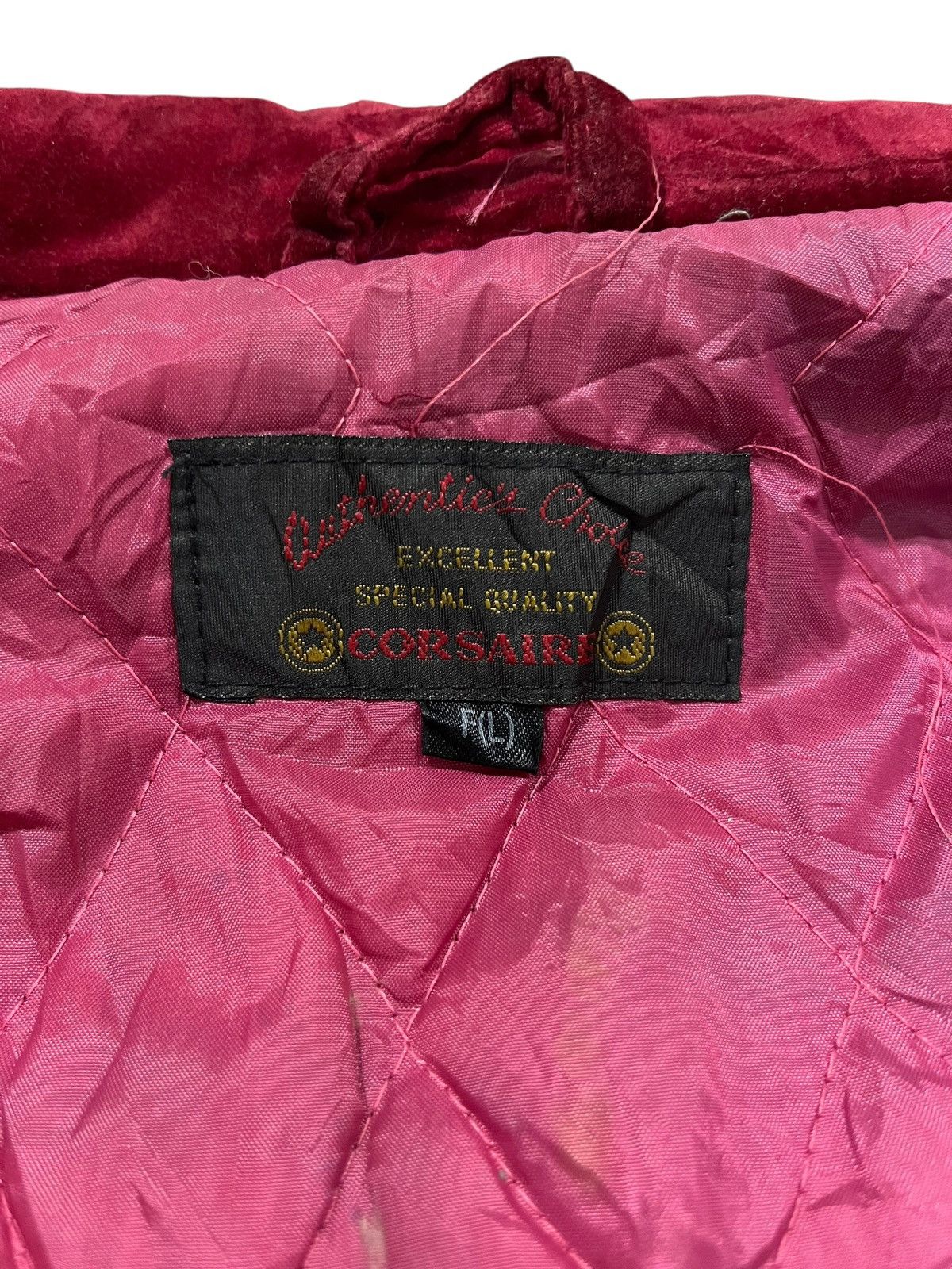 Japanese Brand 🇯🇵 VINTAGE DRAGON TOUR SUKAJAN JAPAN RED VELVET BOMBER JACKET Size US L / EU 52-54 / 3 - 9 Thumbnail