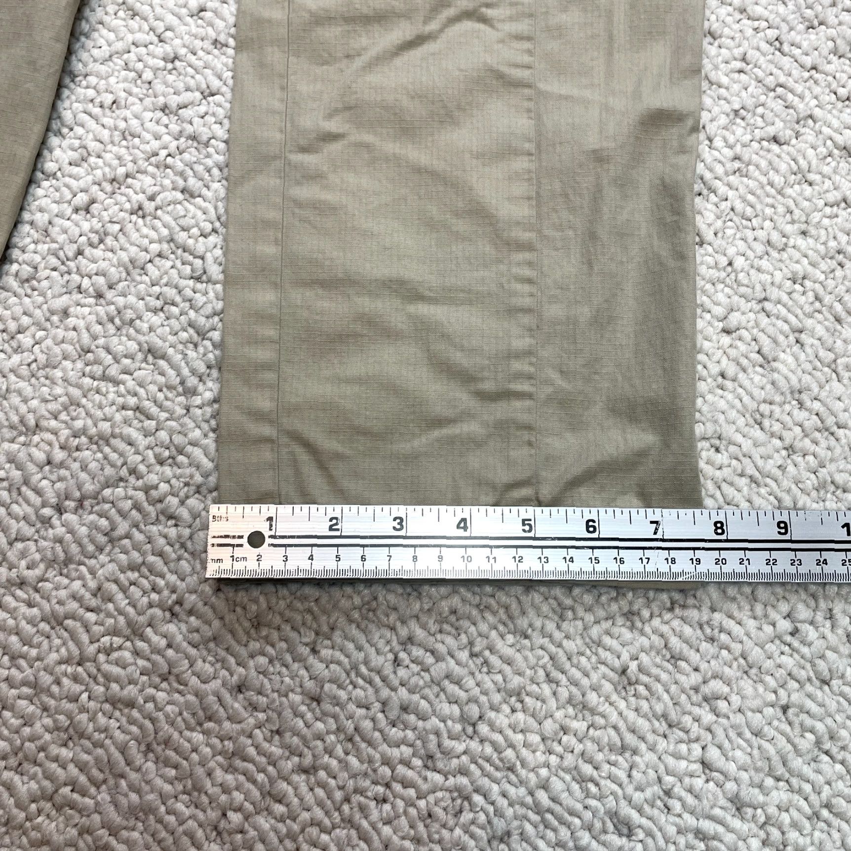 Tommy Hilfiger VINTAGE Tommy Hilfiger Ankle Pants Womens 4 Beige Zip Pockets Cotton Straight 32x25 Size 27" / US 4 / IT 40 - 2 Thumbnail