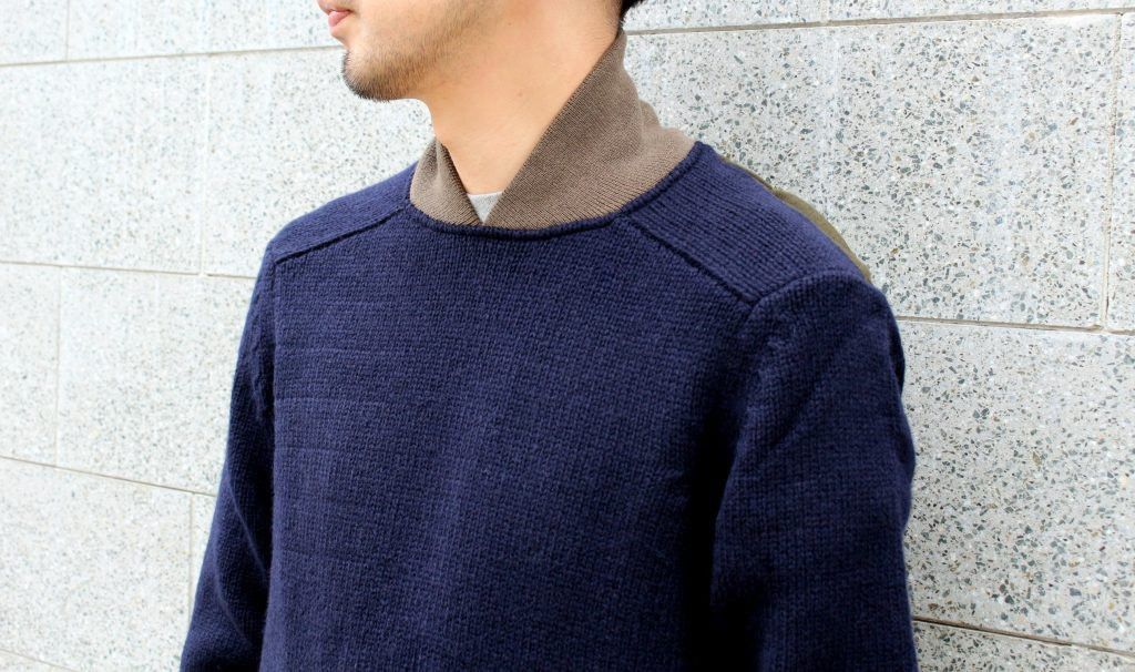 Sacai Sacai Wool Military Sweater Navy Olive Trim Size 2 Size US M / EU 48-50 / 2 - 11 Thumbnail