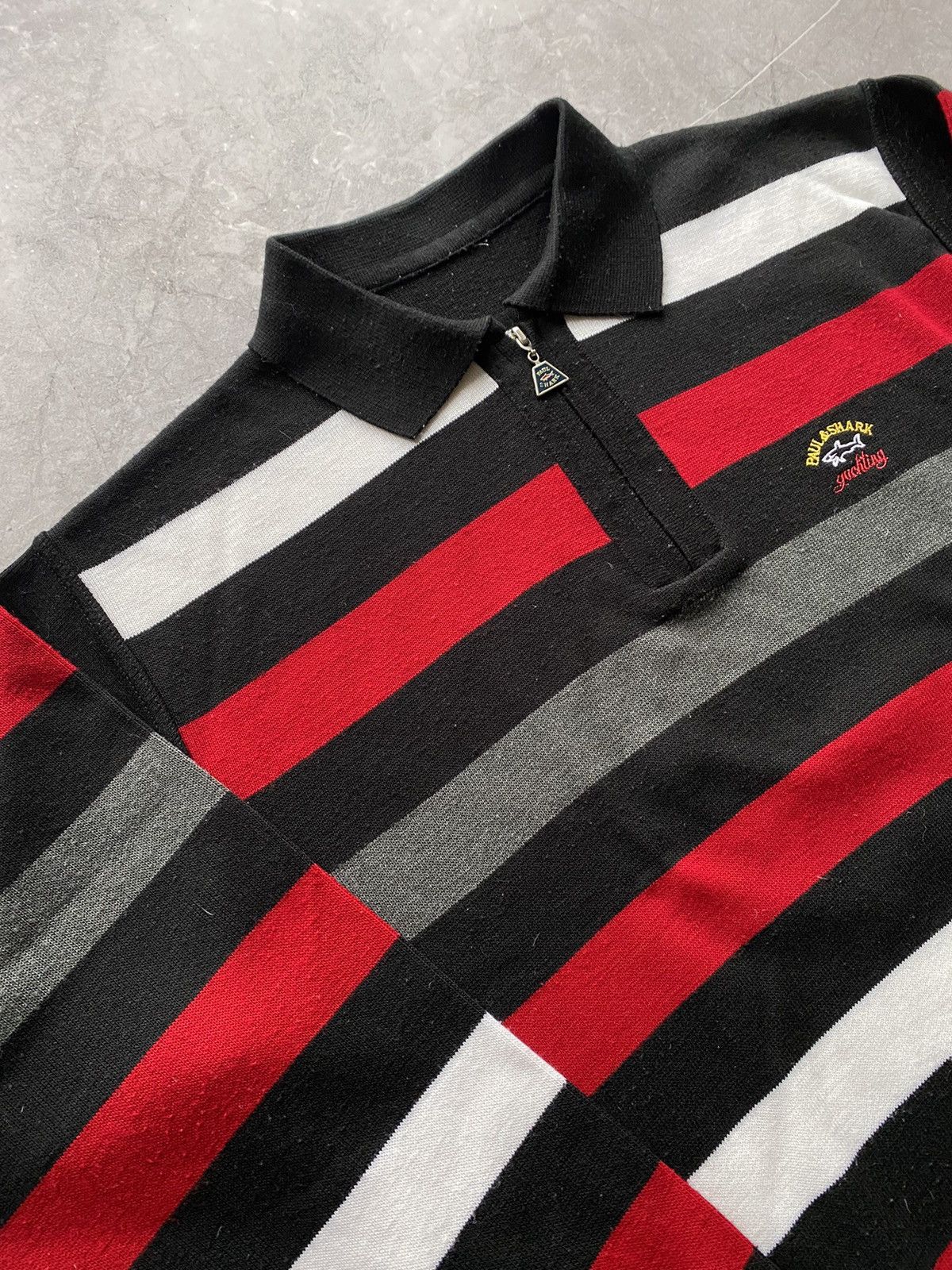 Paul & Shark Vintage Paul & Shark Yachting Sweater Pure Wool 1/3 Zip Size US M / EU 48-50 / 2 - 3 Thumbnail