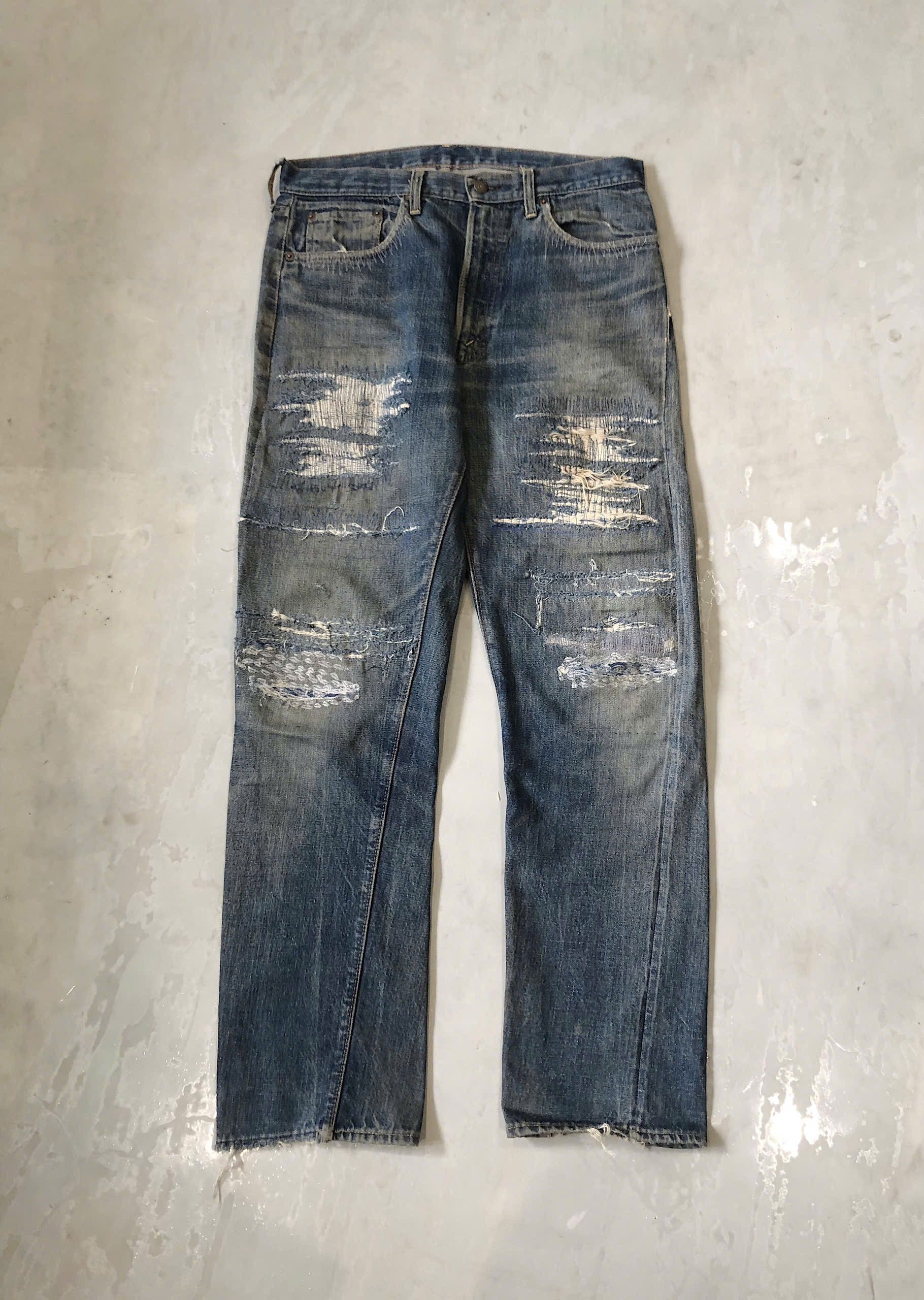 Levi's Vintage 1960s Levis 505 Denim Redline Selvedge Size US 32 / EU 48 - 1 Thumbnail
