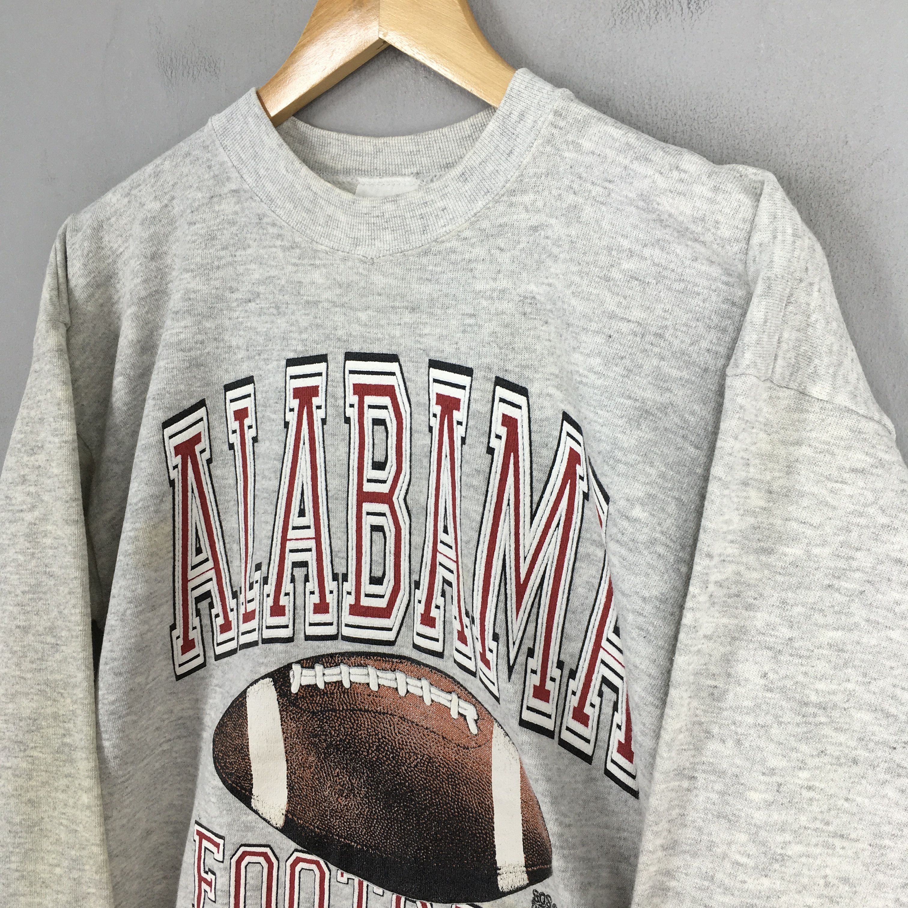 NCAA × Vintage Vintage Alabama Crimson Tide Football Gray Sweatshirt XLarge Size US XL / EU 56 / 4 - 3 Thumbnail