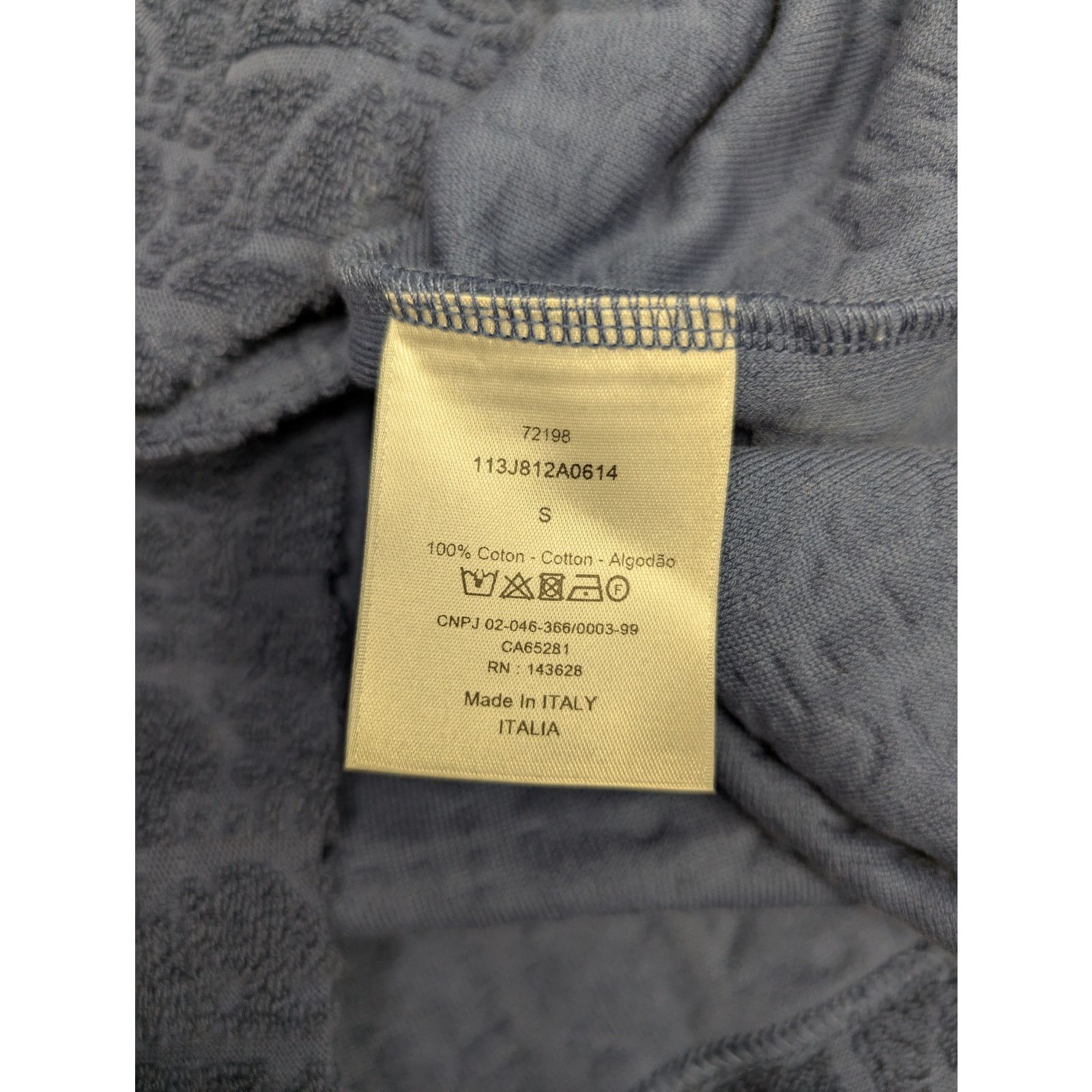 Dior o1rshd1 Polo Shirt in Blue Size US S / EU 44-46 / 1 - 18 Thumbnail