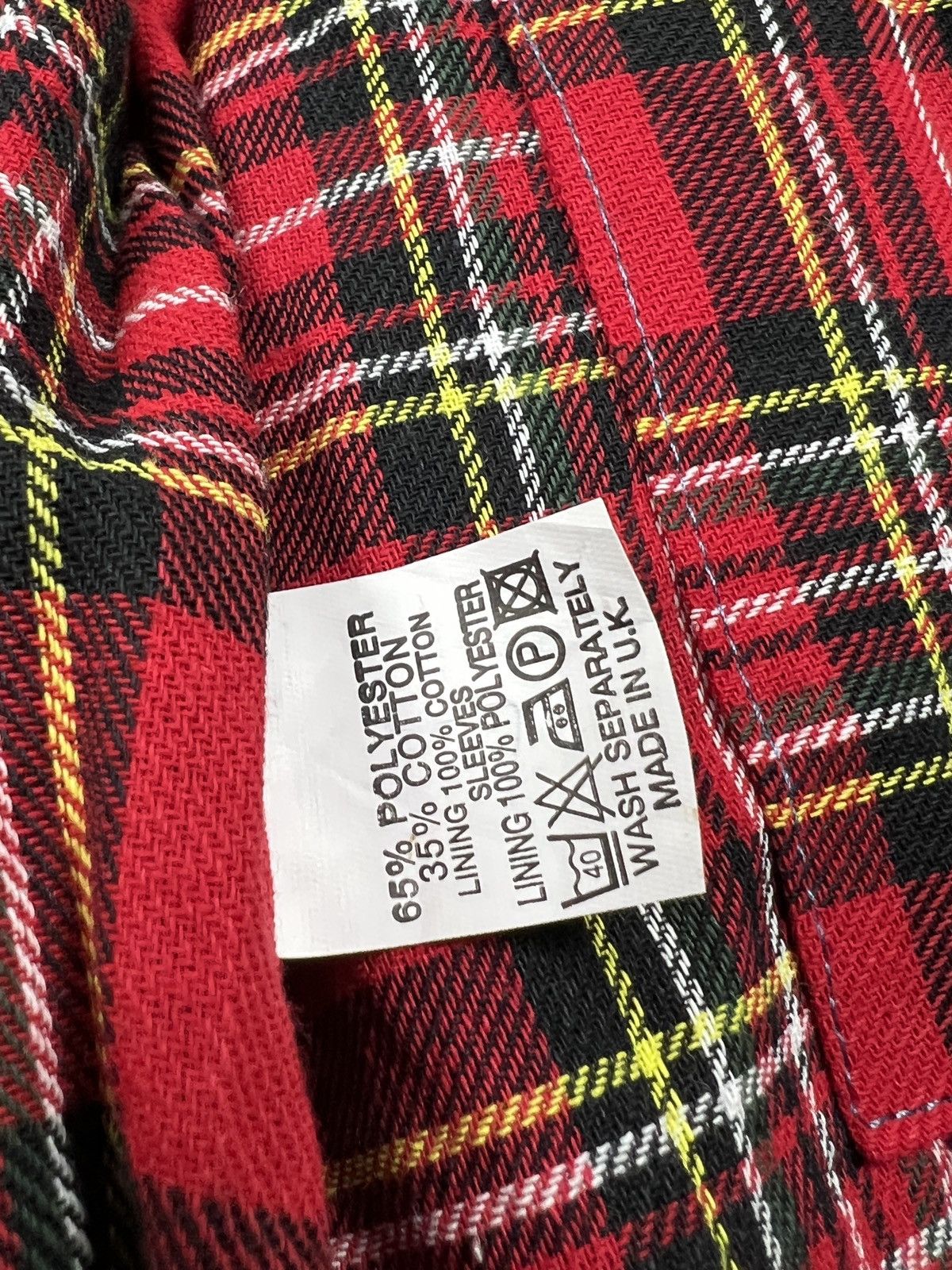 New England Outerwear Vintage England Plaid Lined Collared Bomber Jacket Size US L / EU 52-54 / 3 - 9 Thumbnail