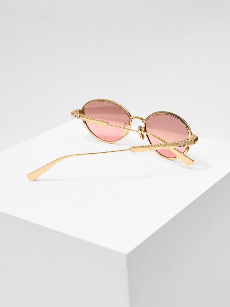 Dior Dior DiorCannage R1U Gradient Pink Oval Sunglasses Size ONE SIZE - 2 Thumbnail