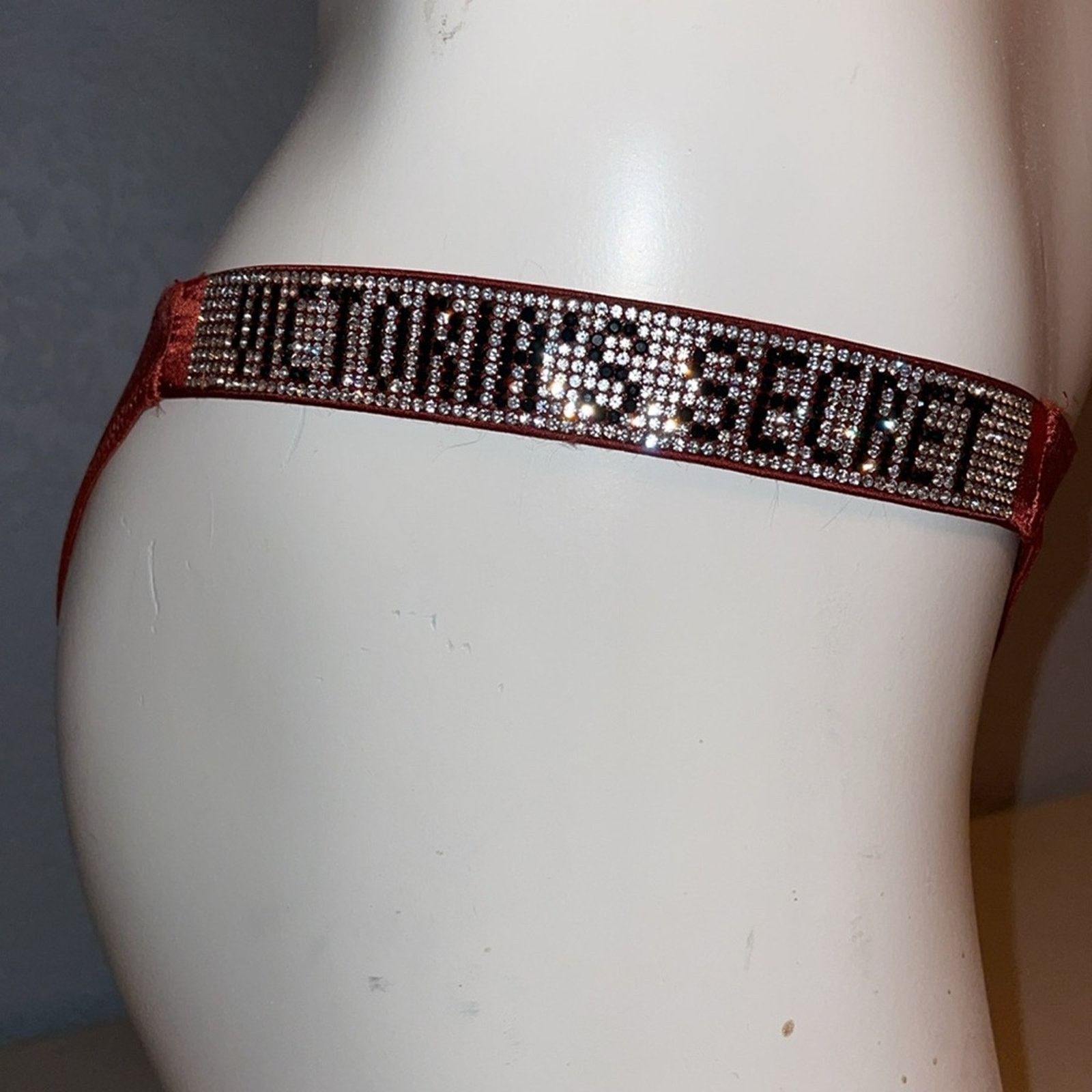 Victoria's Secret VS VERY SEXY Shine Strap Brazilian Panty Satin Bling Size ONE SIZE - 9 Thumbnail