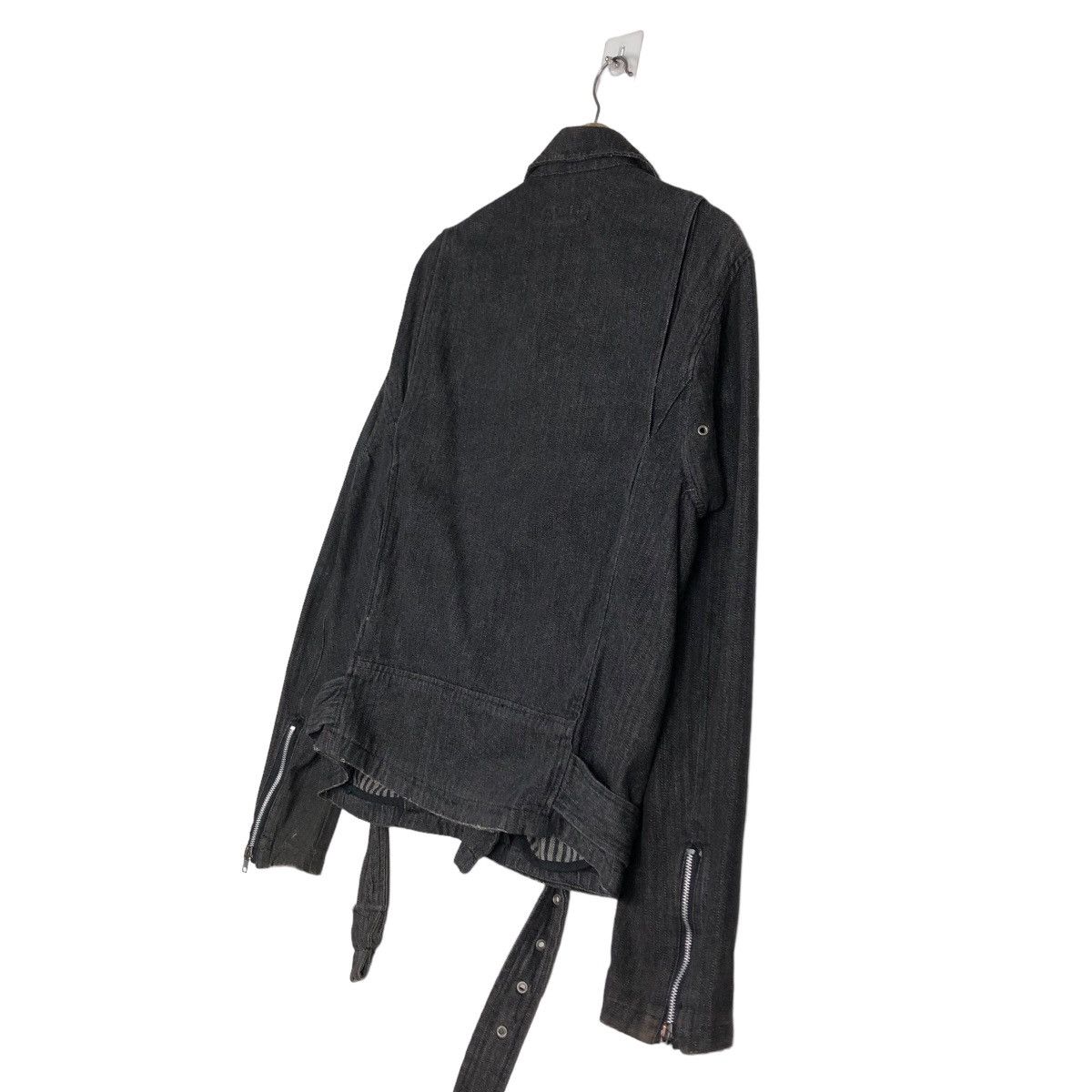 Japanese Brand Biker Jacket Bondage Double Breast Suggestion Japan Striped Size US M / EU 48-50 / 2 - 9 Thumbnail
