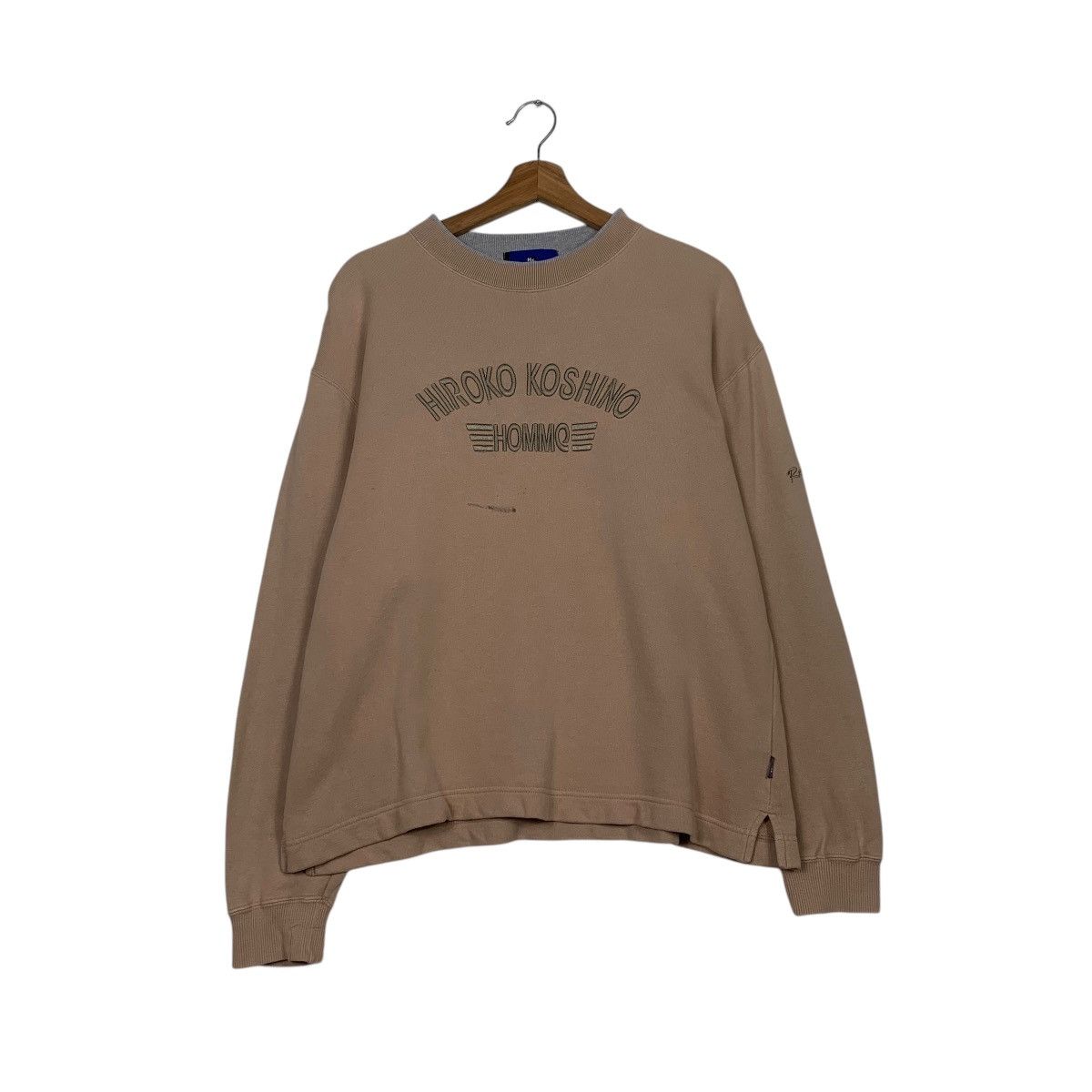 Hiroko Koshino Homme Hiroko Koshino Homme Spellout Crewneck Sweatshirt Size US M / EU 48-50 / 2 - 1 Thumbnail