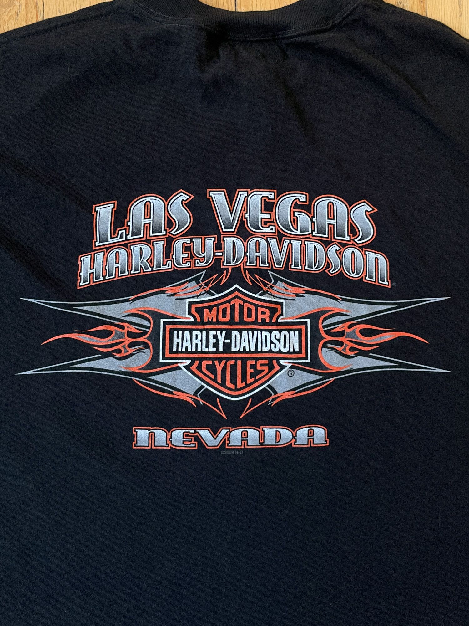 Harley Davidson 2007 Faded Harley Davidson Las Vegas Nevada T-Shirt Size US XXL / EU 58 / 5 - 3 Thumbnail