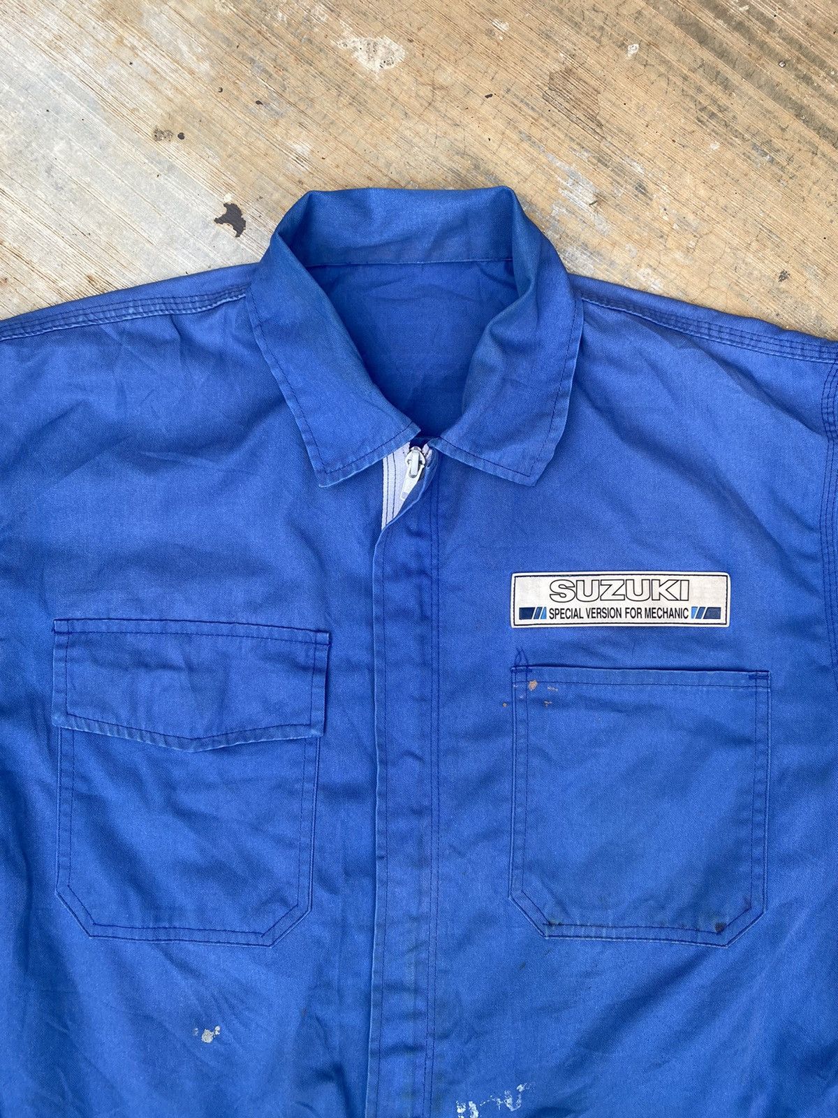 Japanese Brand × Vintage Distressed Suzuki For Mechanic Overall Size US 36 / EU 52 - 2 Thumbnail