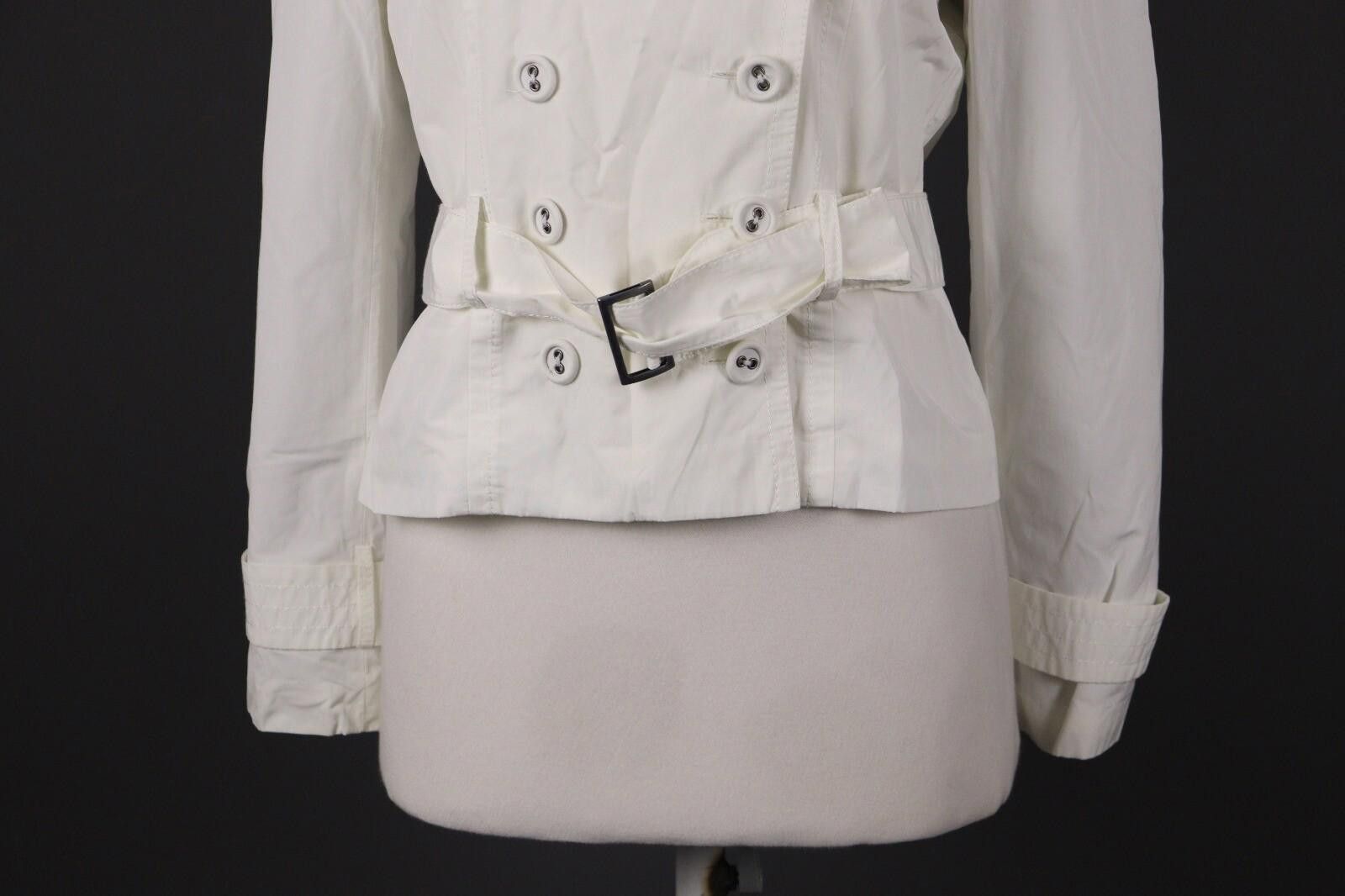 Polo Ralph Lauren Laurel by Escada White Double Belted Coat Jacket Size 38 Size M / US 6-8 / IT 42-44 - 3 Thumbnail