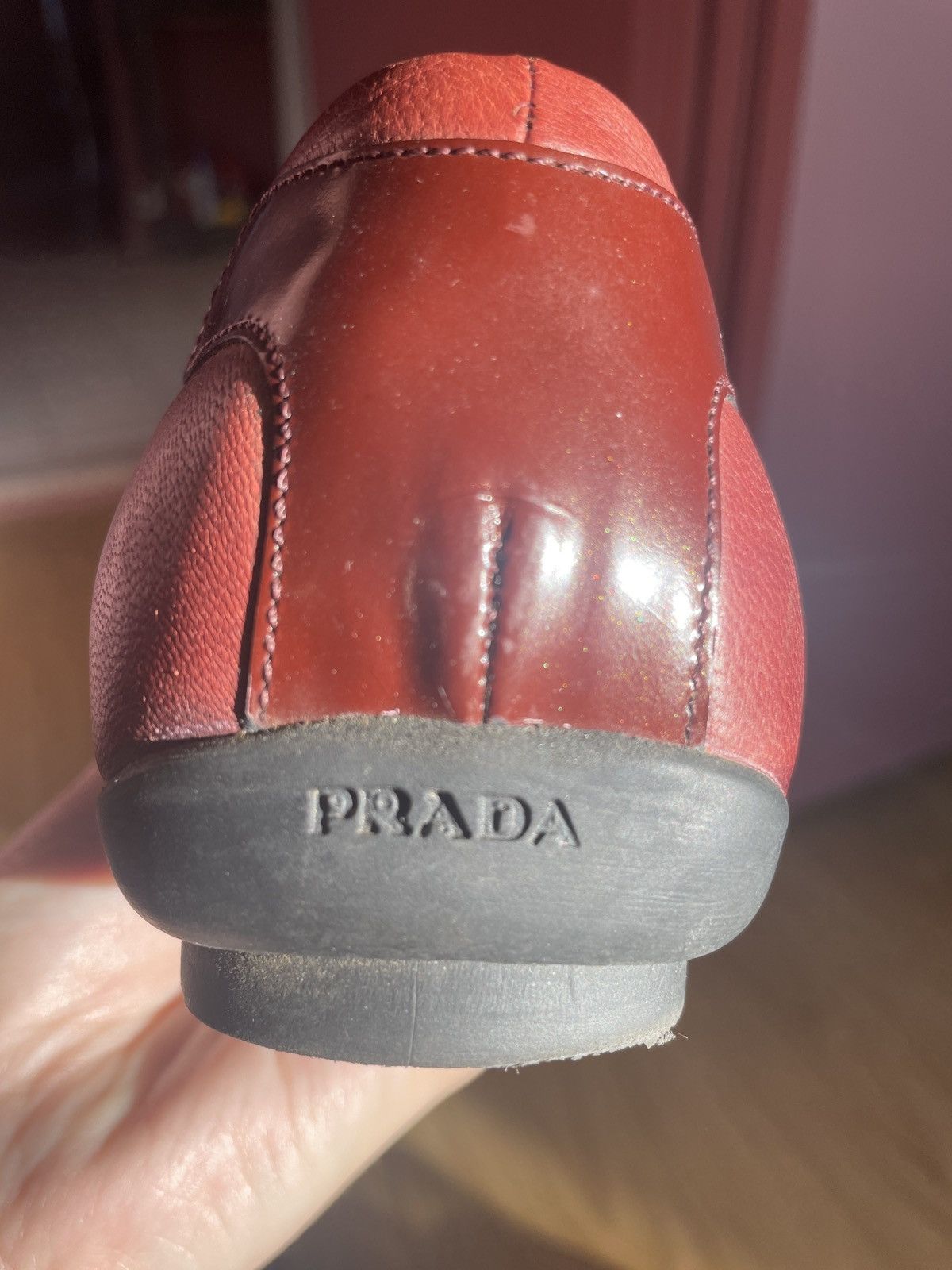 Prada PRADA 2000s LEATHER SPORT BALLERINAS Size US 6.5 / IT 36.5 - 5 Thumbnail