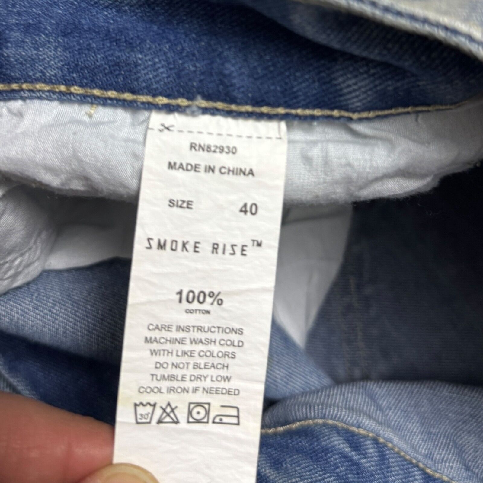 Smoke Rise NWT SMOKE RISE Distressed Summer Denim Jean Shorts Jorts XL Size US 39 - 4 Thumbnail