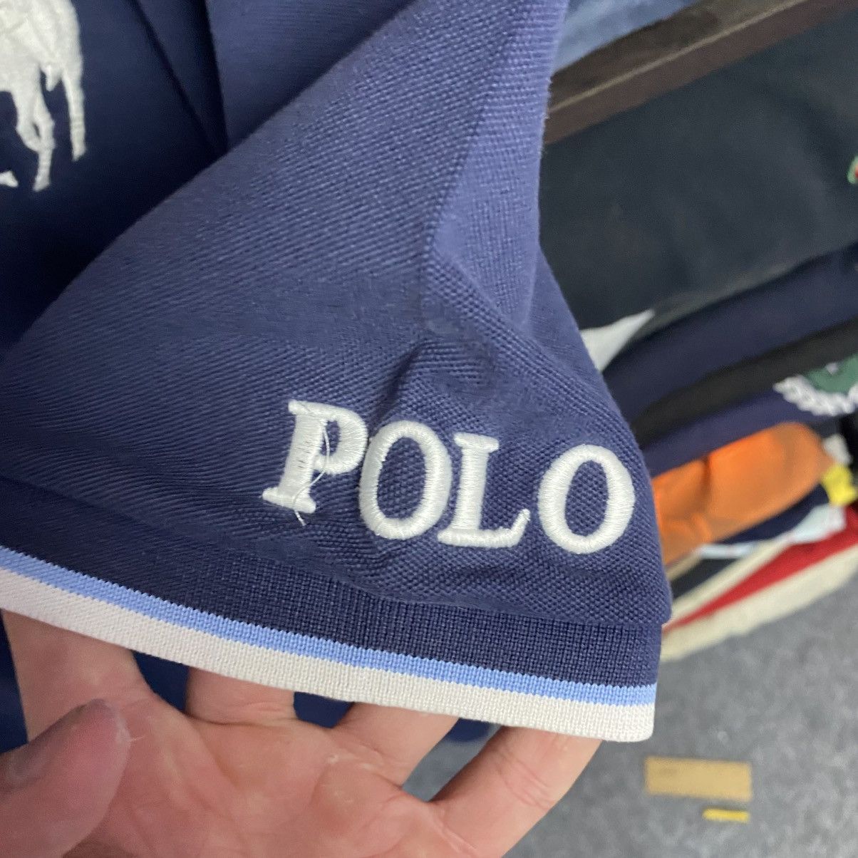 Polo Ralph Lauren Vintage Polo Ralph Lauren Big Pony Golf y2k opium polo Size US XXL / EU 58 / 5 - 4 Thumbnail