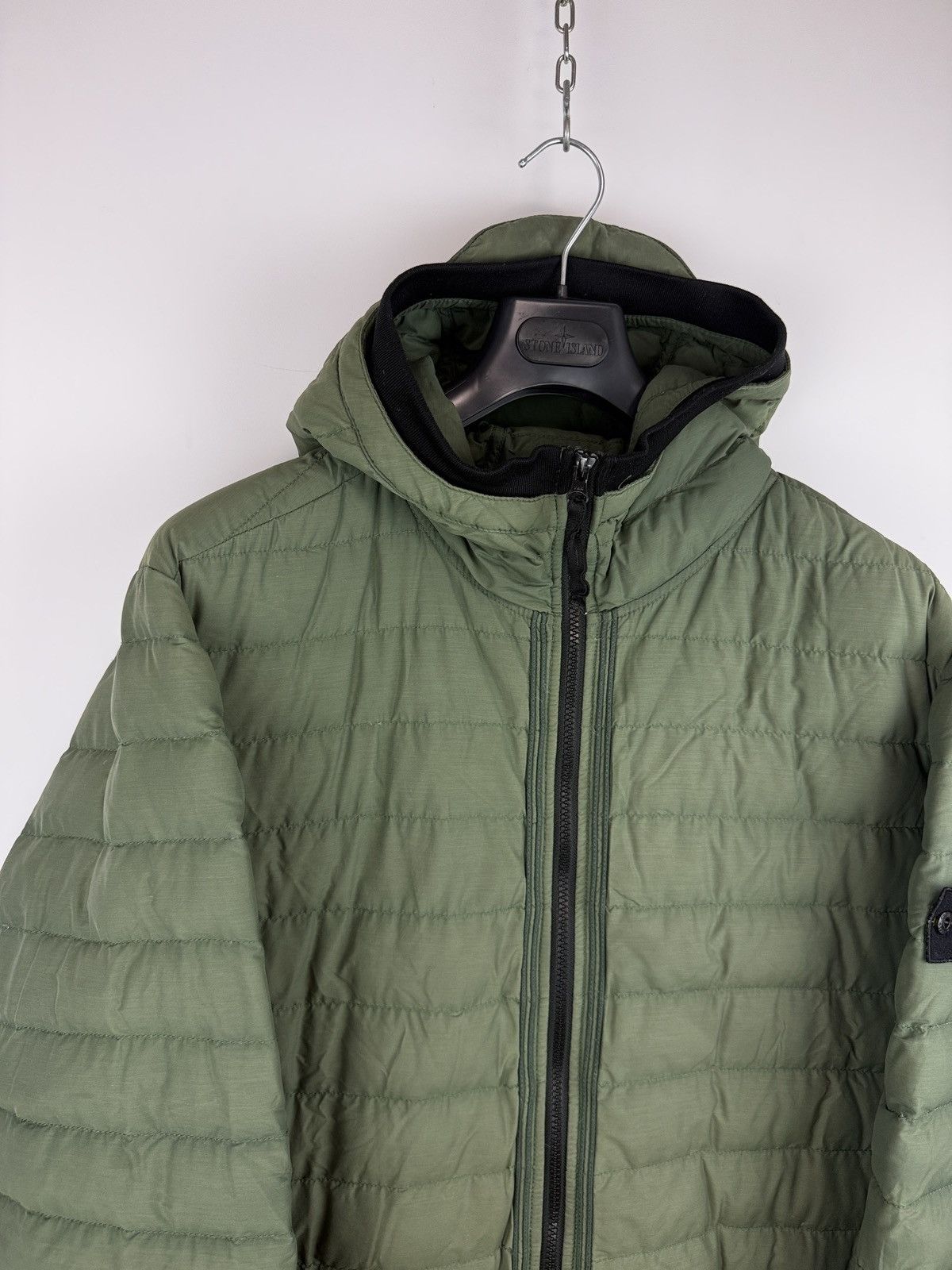 Stone Island Green O-Cotton / R-Nylon Tela Stone Island jacket - Size 3XL Size US XXL / EU 58 / 5 - 4 Thumbnail