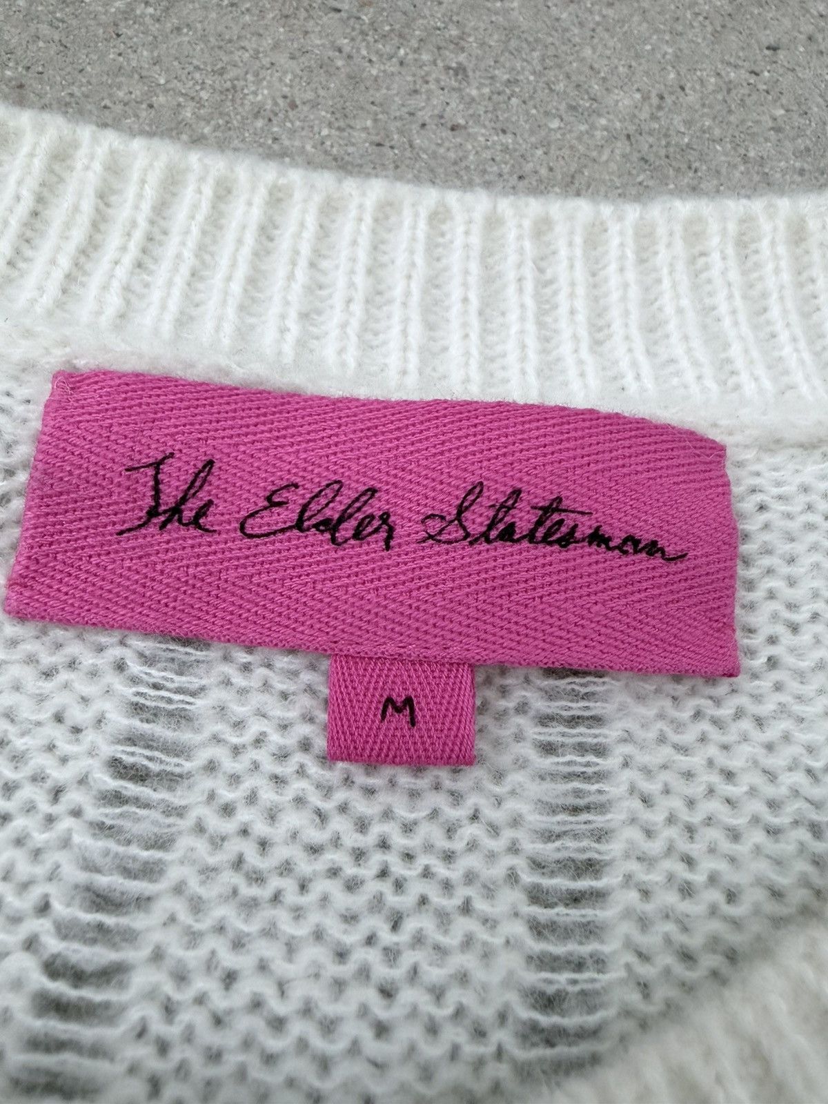 The Elder Statesman drop needle racing crew Size US M / EU 48-50 / 2 - 3 Thumbnail