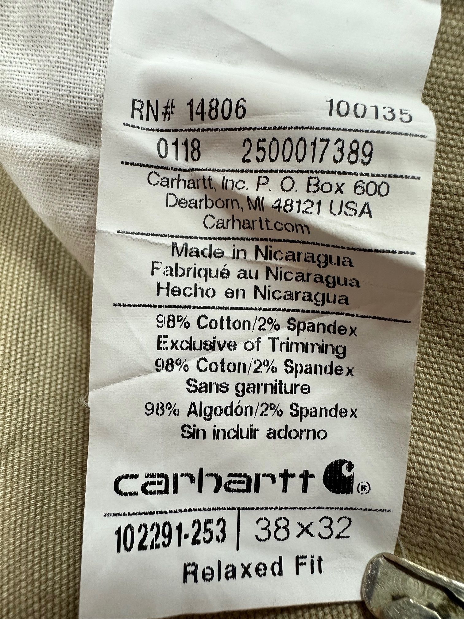 Carhartt Carhartt relaxed fit pants Size US 38 / EU 54 - 3 Thumbnail