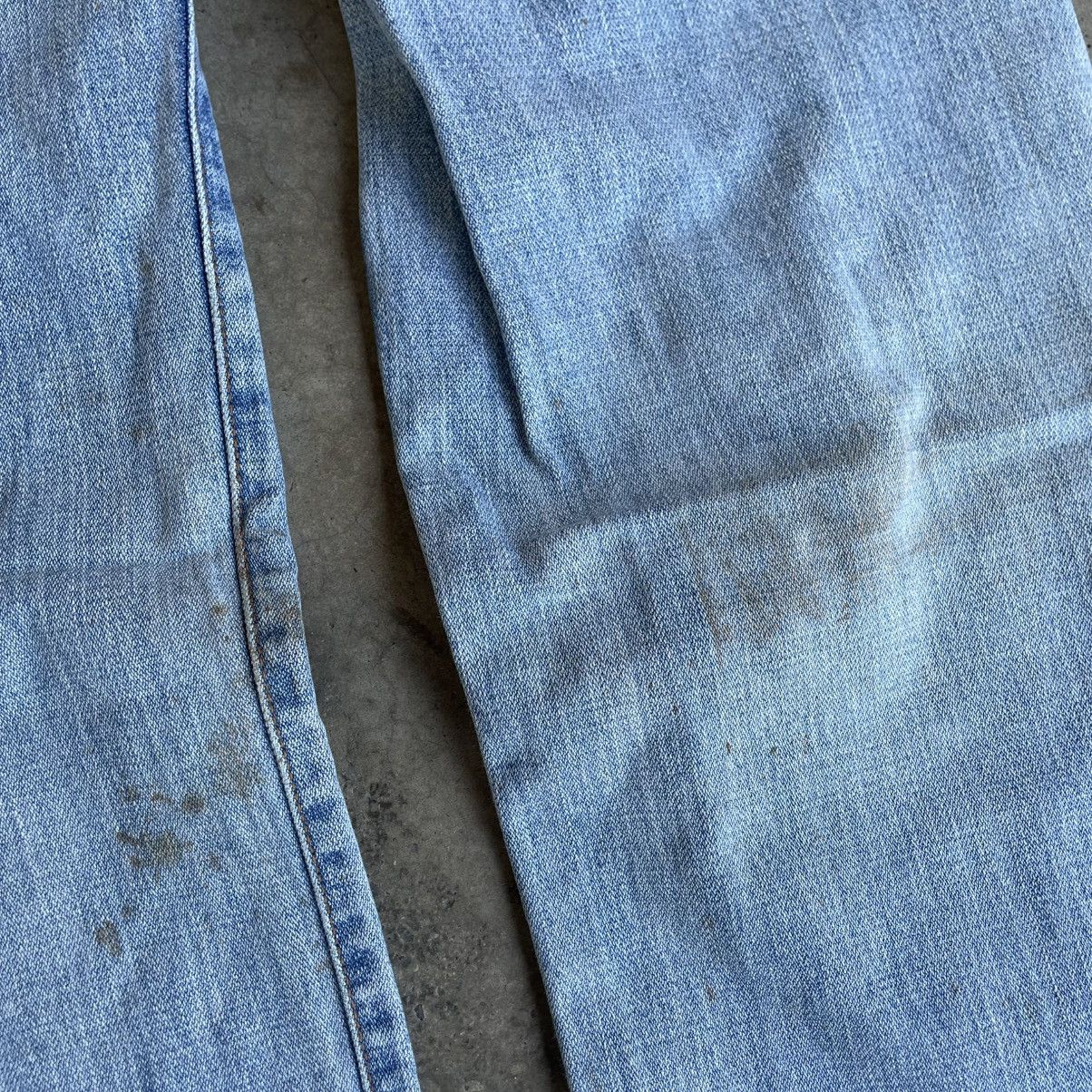 Wrangler 🔥Vintage Wrangler Stoned Washed Ripped Distress Denim Jeans Size US 33 - 12 Thumbnail