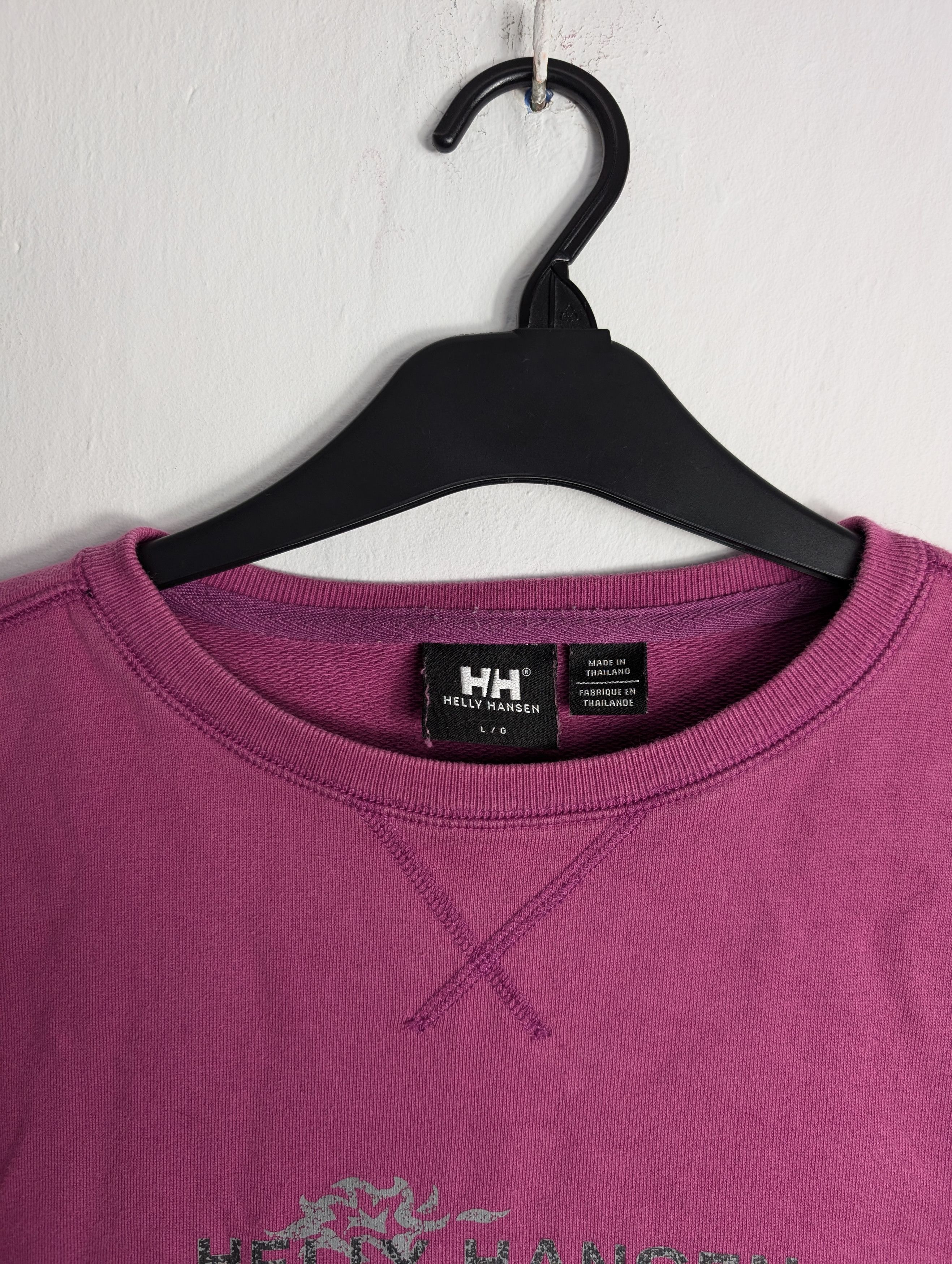 Helly Hansen Vintage Helly Hansen Sweatshirt Pink Gorpcore Retro Boxy Size L / US 10 / IT 46 - 4 Thumbnail