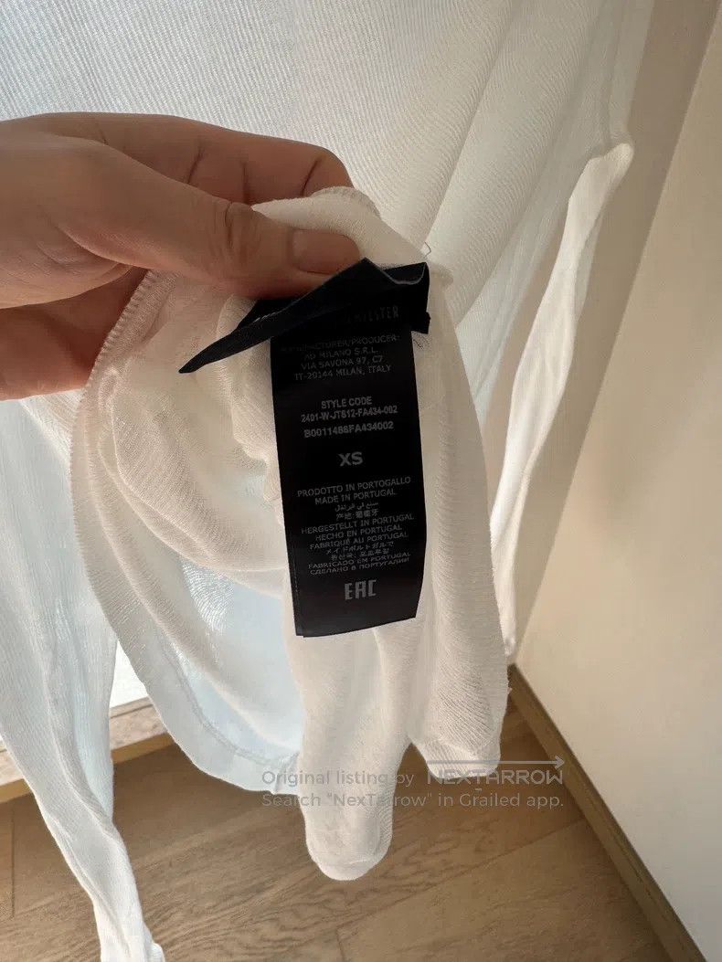 Ann Demeulemeester Ann Demeulemeester Long Sleeve T-Shirt Size XS / US 0-2 / IT 36-38 - 7 Thumbnail
